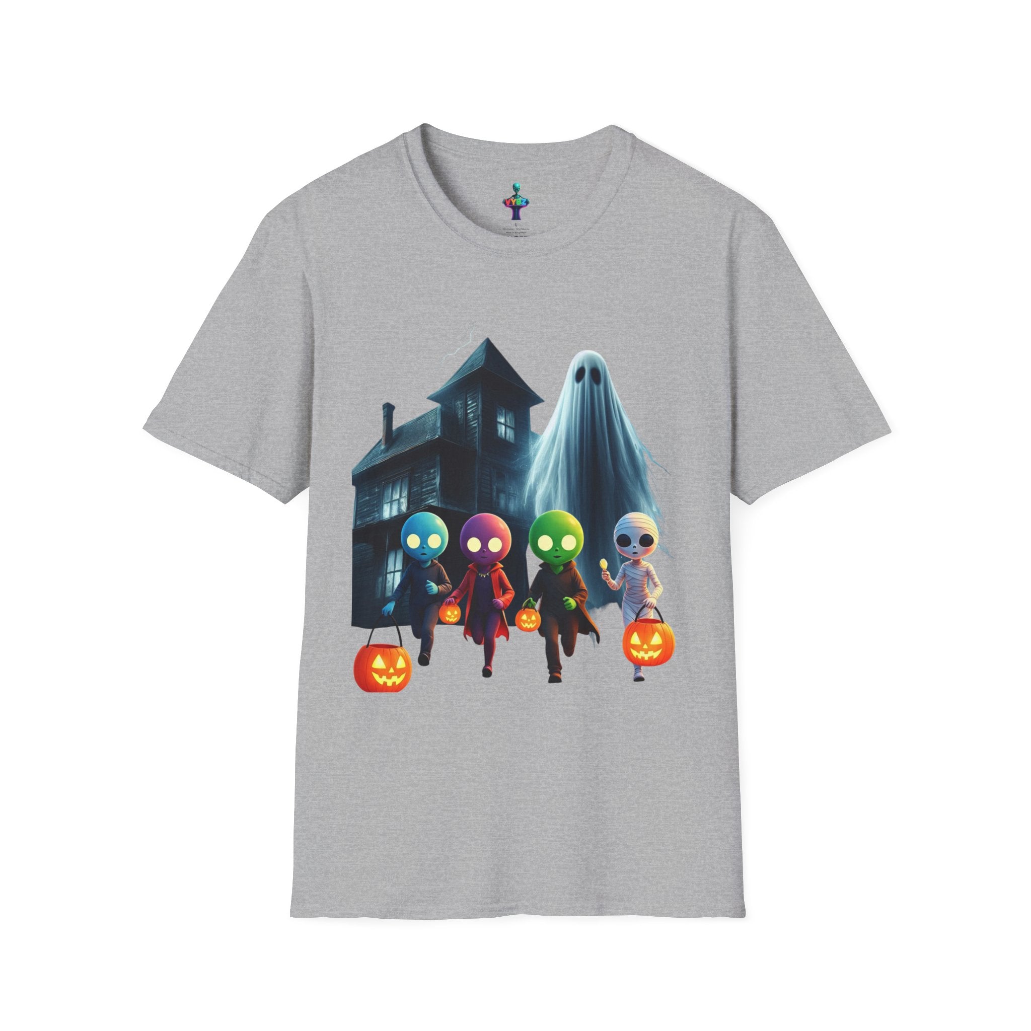 VYBZ "Aliens & Ghost" Halloween Graphic Tee