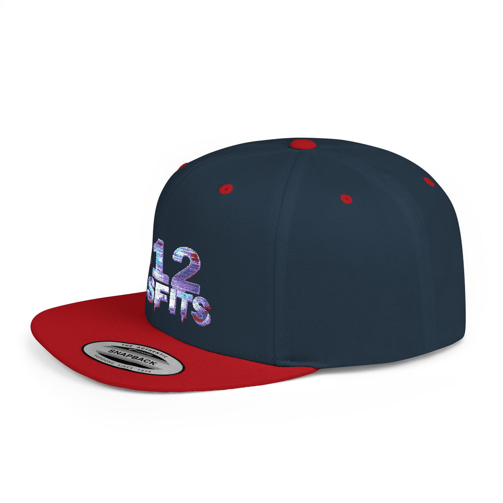 612 Misfits Flat Bill Snapback Hat – Retro Graphic Streetwear Cap