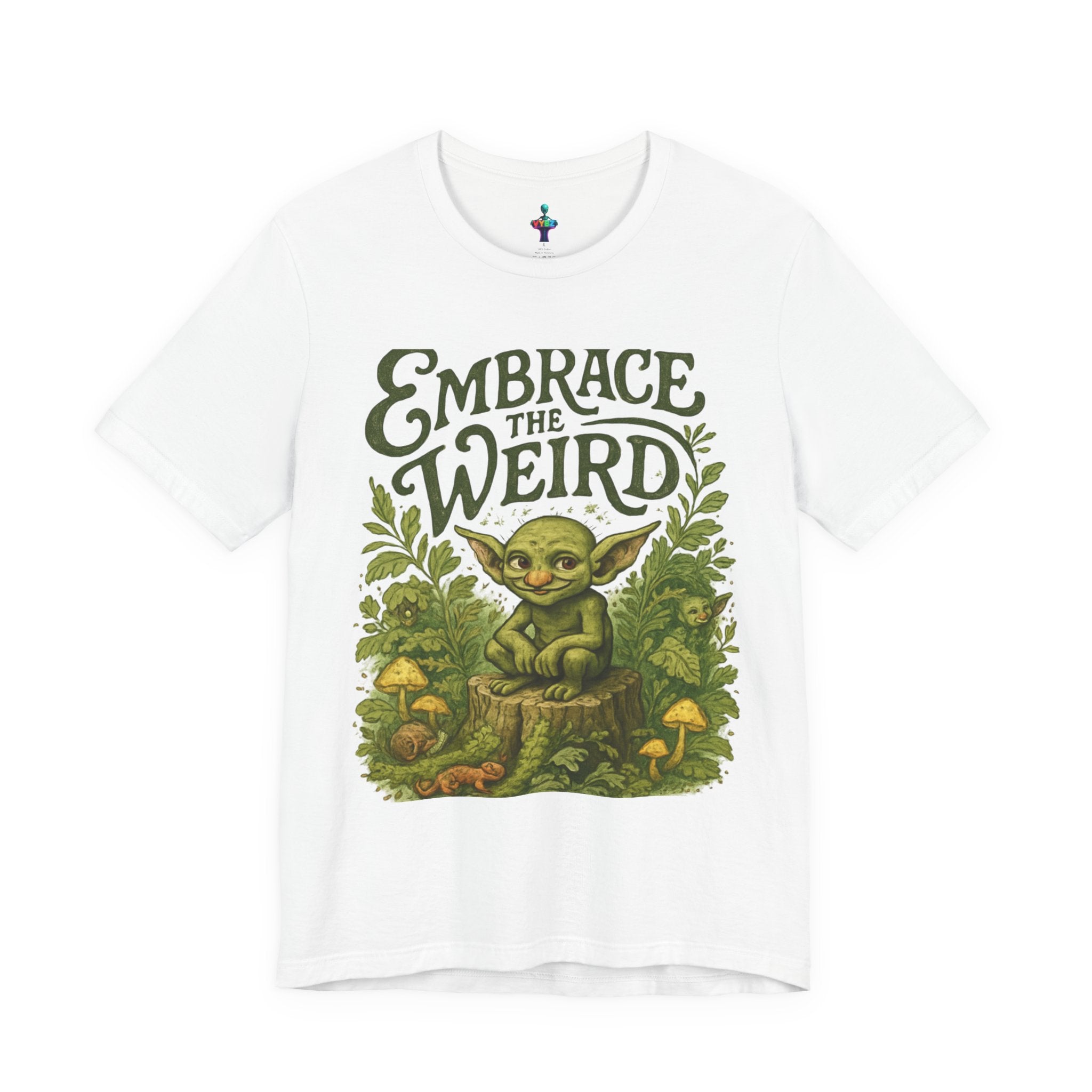 Fantasy Unisex Tee Embracing Weird Nature Design