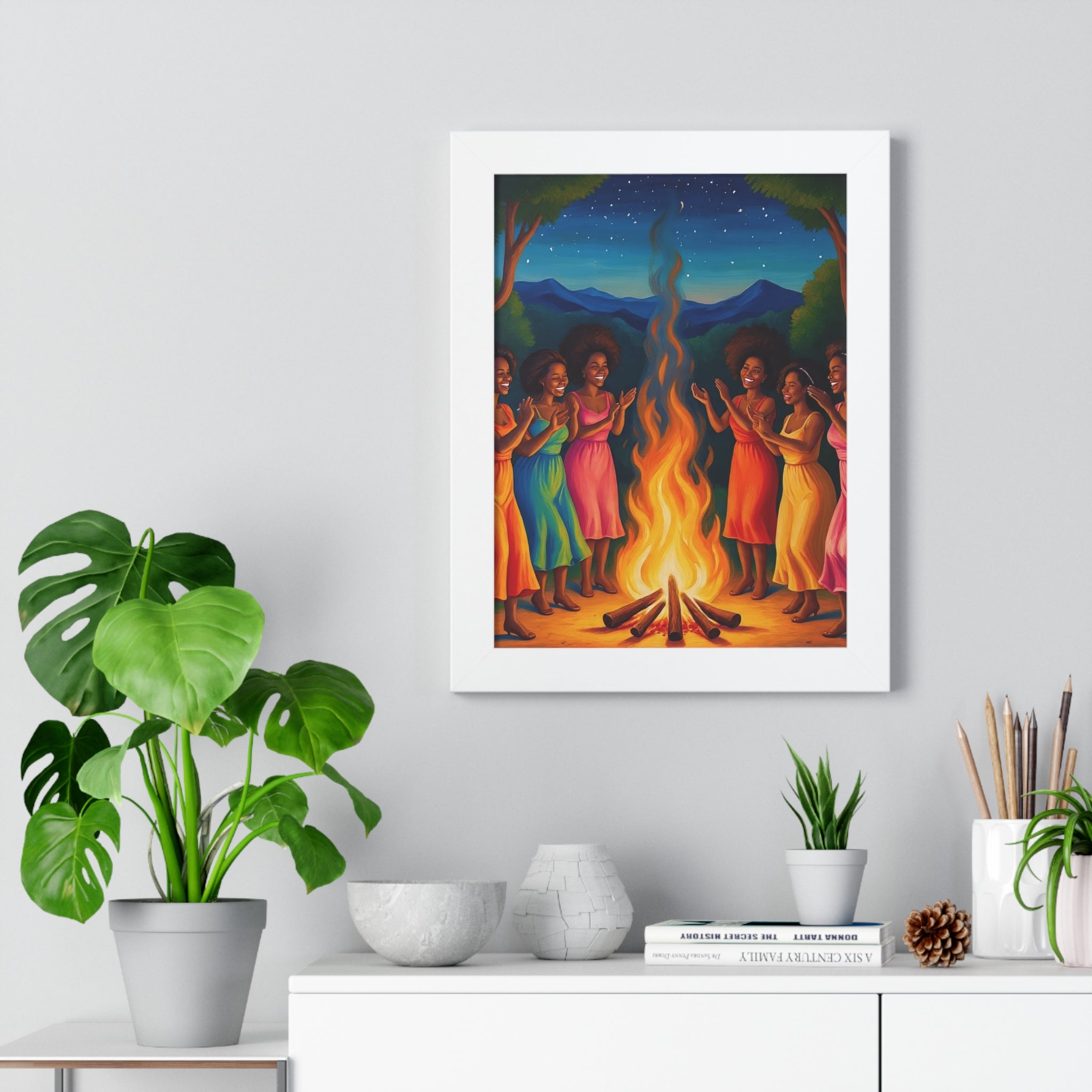 African American Women Dance Party Inspired Poster