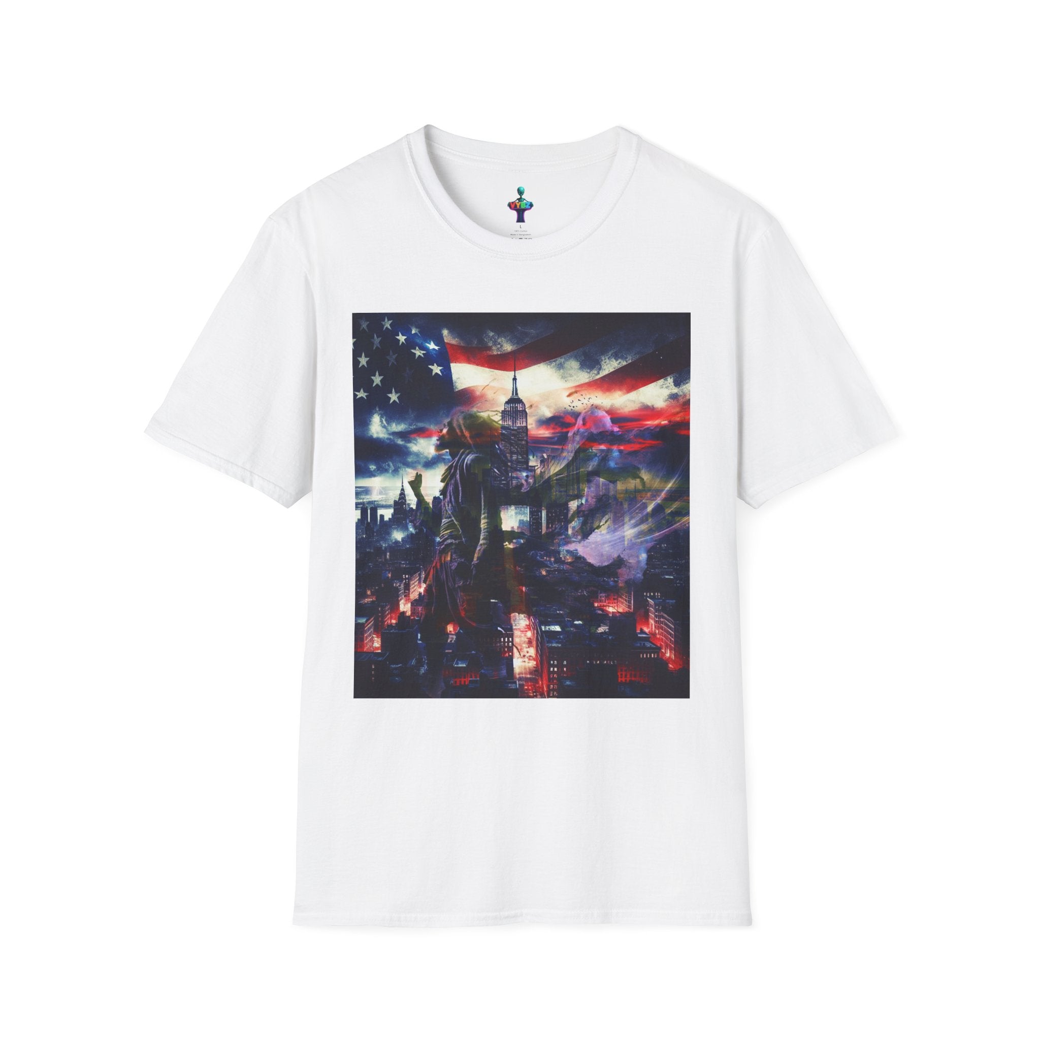 VYBZ Freedom-Themed Graphic Tee