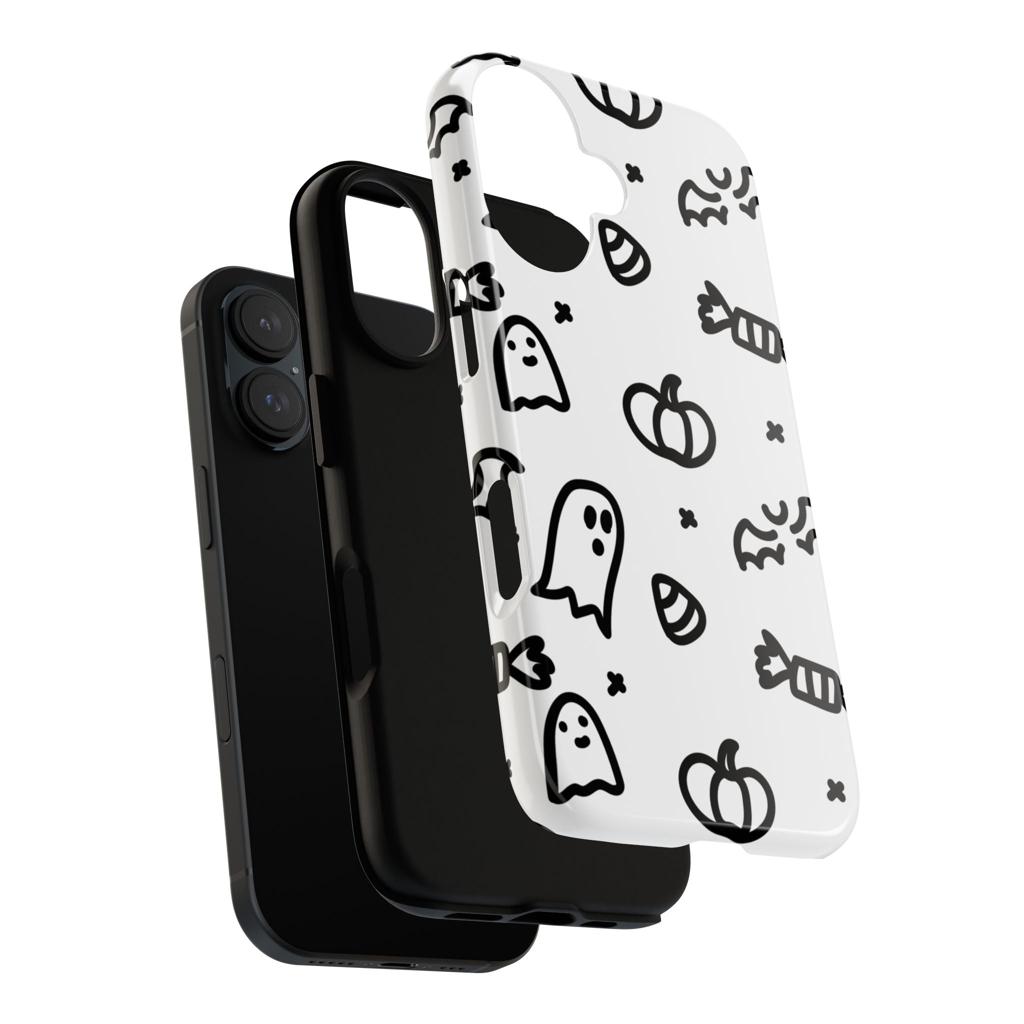 Halloween Themed Phone Case, Spooky Ghosts and Pumpkins, Fall Decor, Costume Party, Trick or Treat