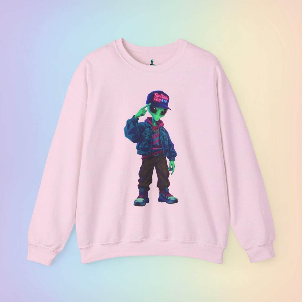 Stylish Alien Graphic Sweatshirt | Unisex Heavy Blend Crewneck | Trendy Casual Wear, Gift for Hipsters, Streetwear Fashion, Unique Art [...]