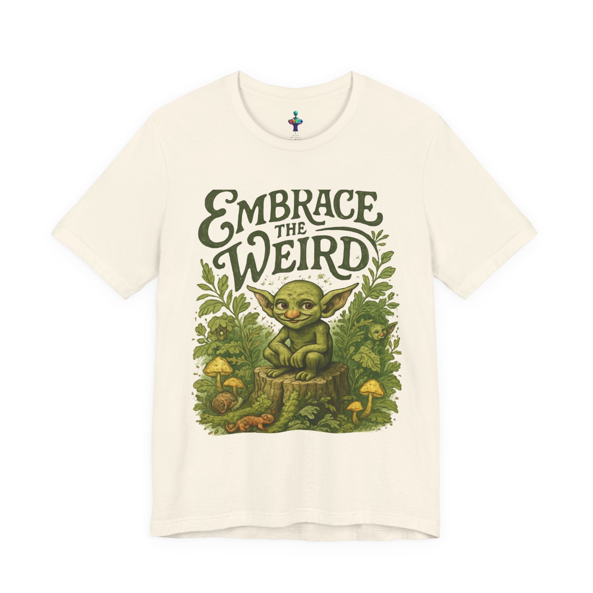 Fantasy Unisex Tee Embracing Weird Nature Design