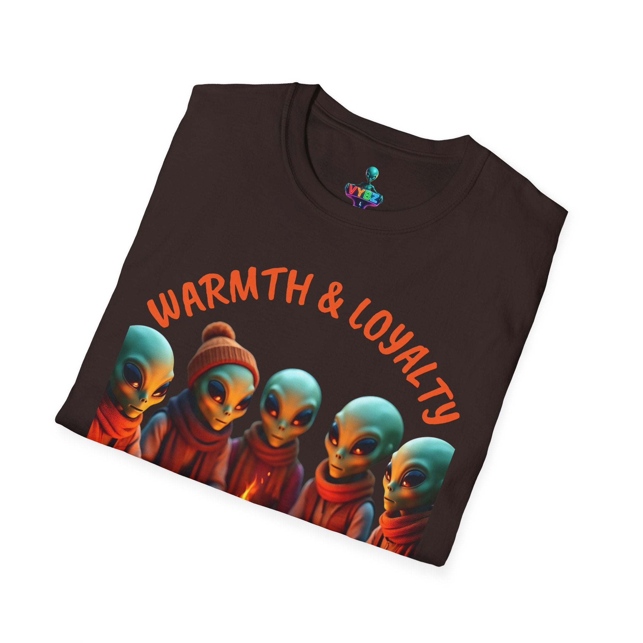 VYBZ Cozy Alien Campfire T-Shirt