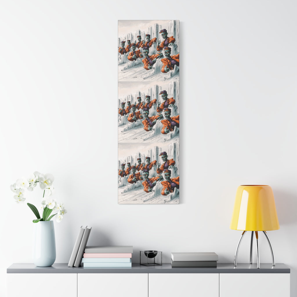 Zombie Chorus Matte Canvas Wall Art