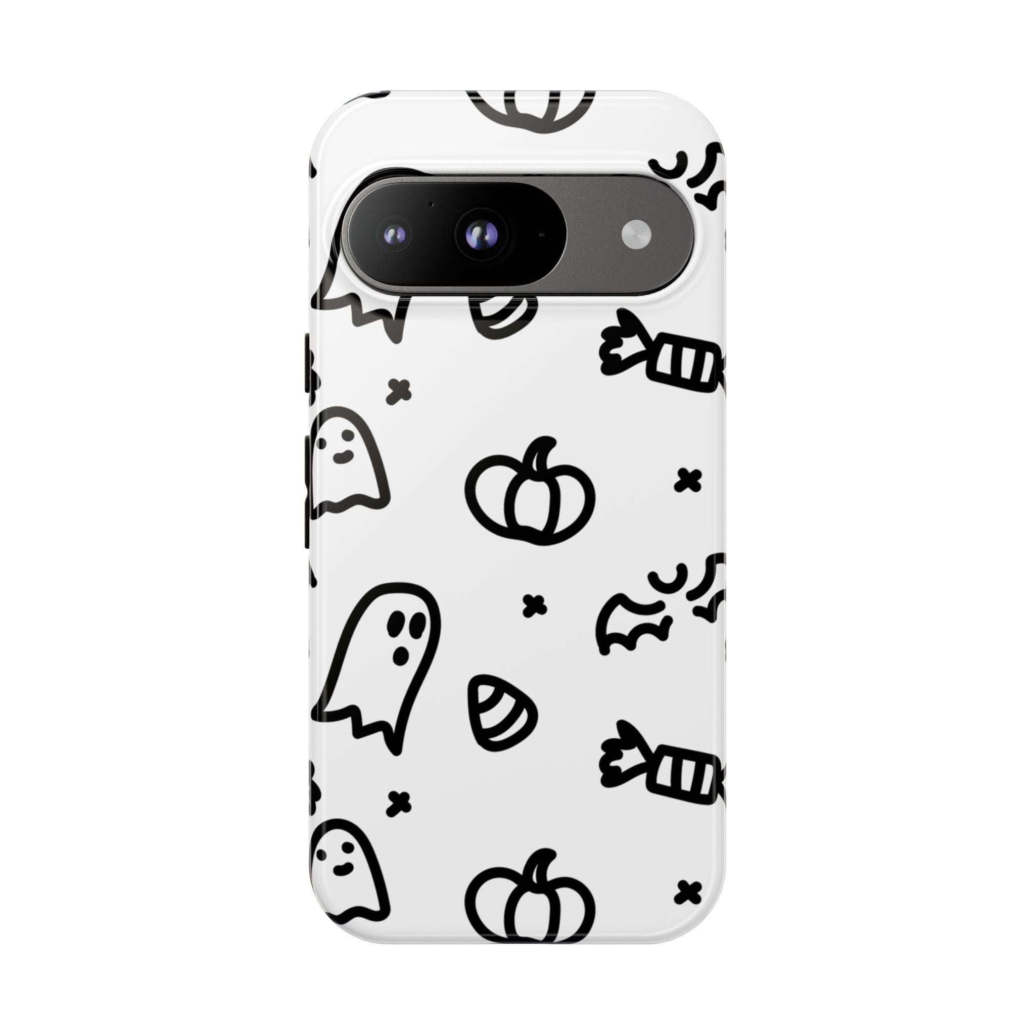 Halloween Themed Phone Case, Spooky Ghosts and Pumpkins, Fall Decor, Costume Party, Trick or Treat