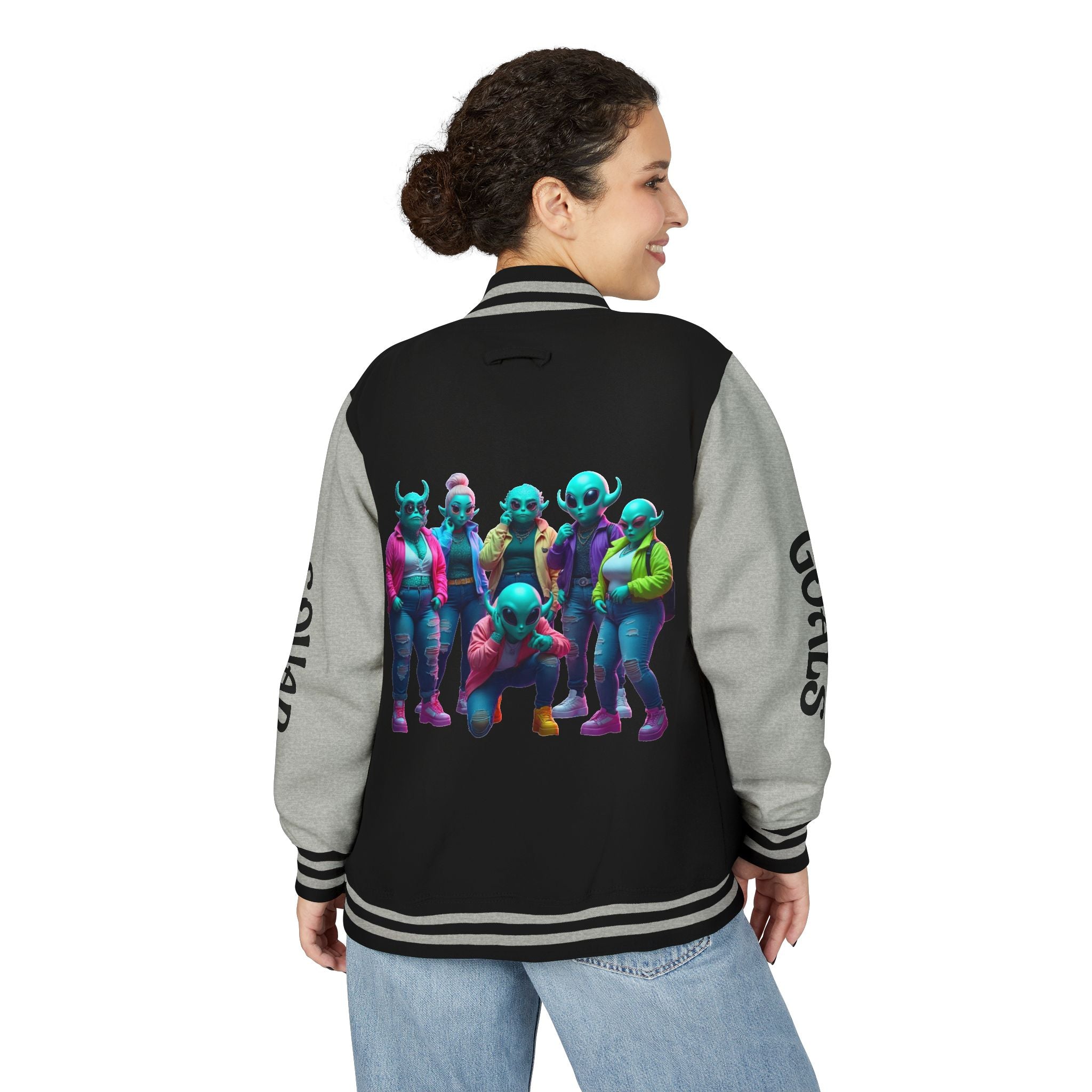 VYBZ "Locked In Goals" Heavyweight Letterman Jacket