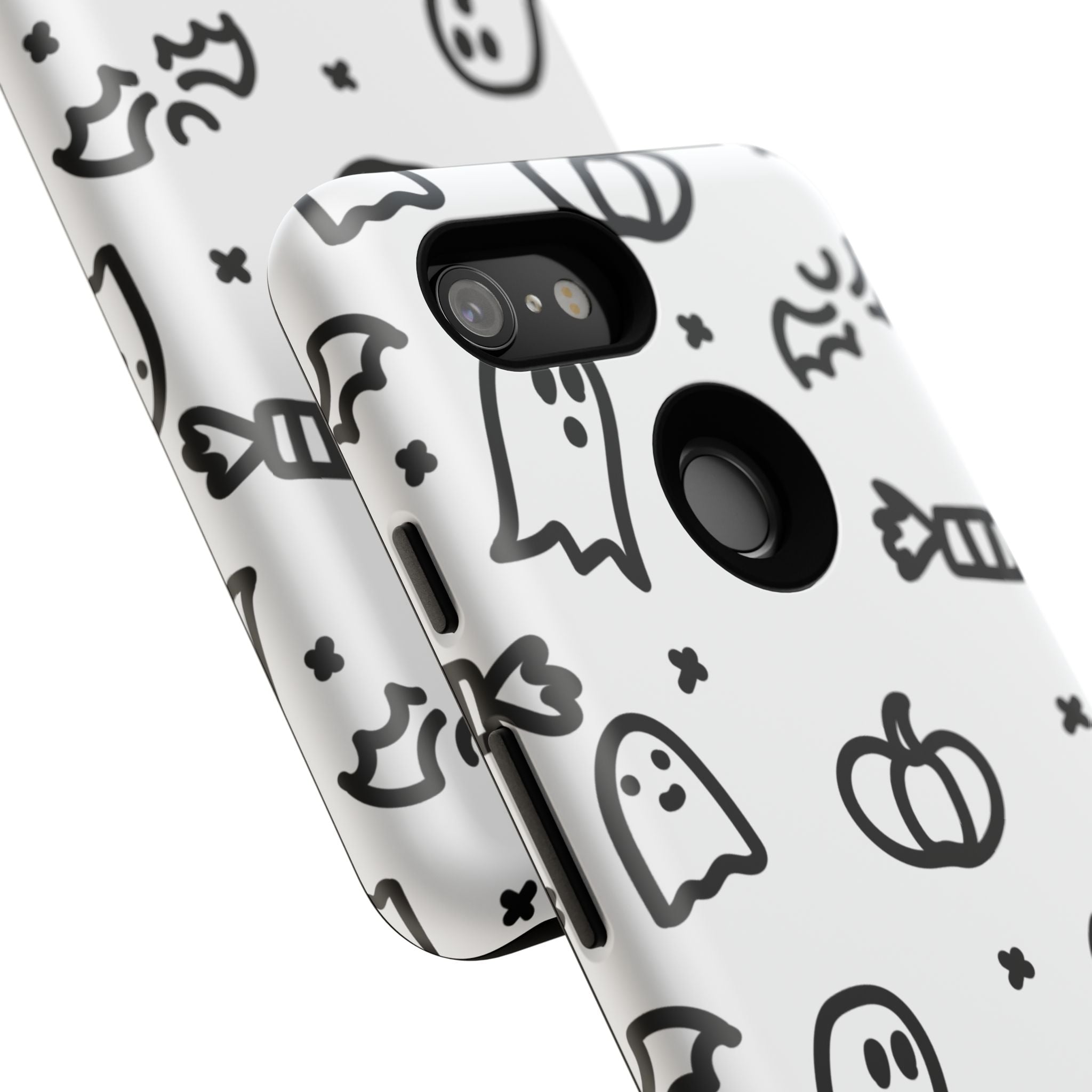 Halloween Themed Phone Case, Spooky Ghosts and Pumpkins, Fall Decor, Costume Party, Trick or Treat