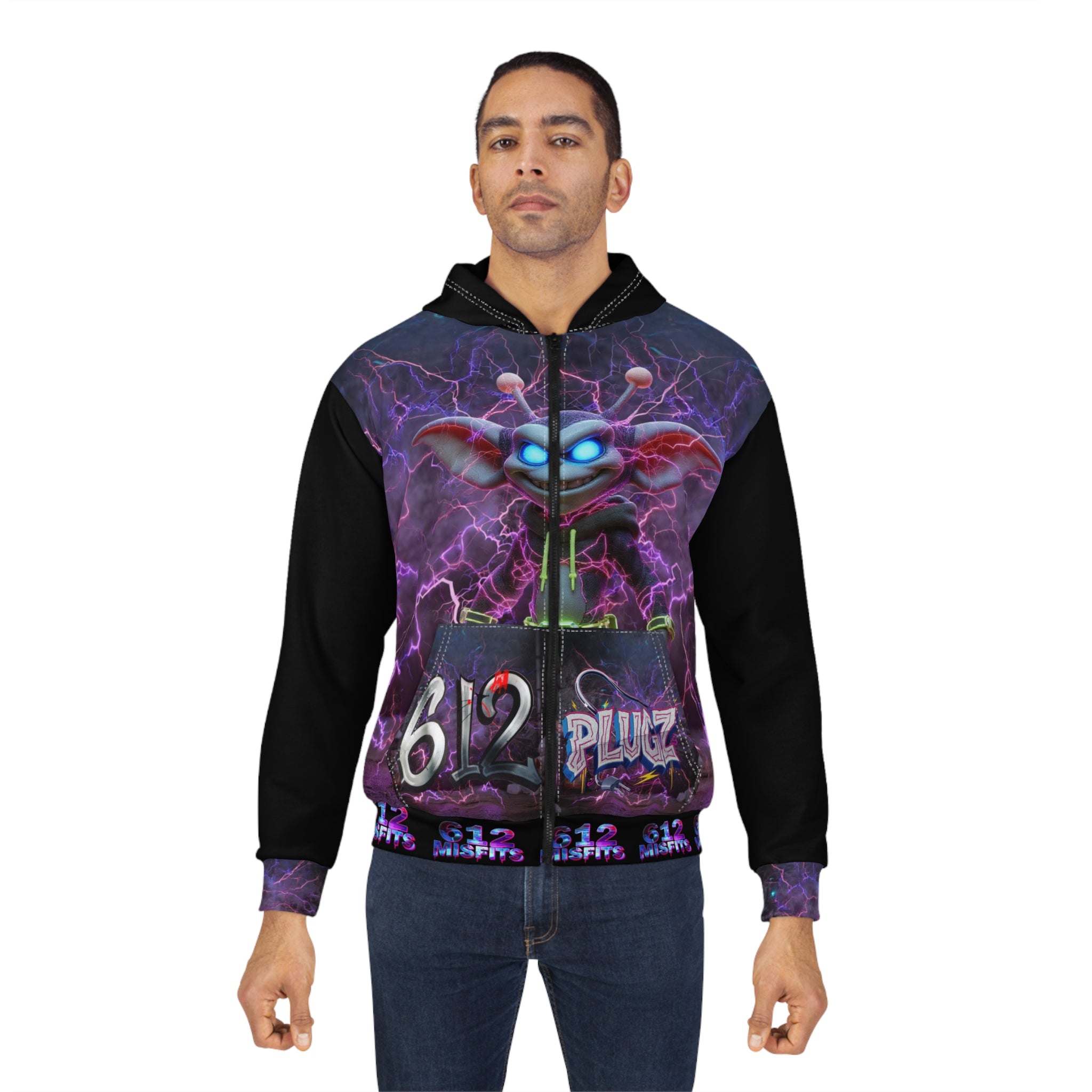 VYBZ Layer Lab 612 Misfits "Plugz" Zip Hoodie