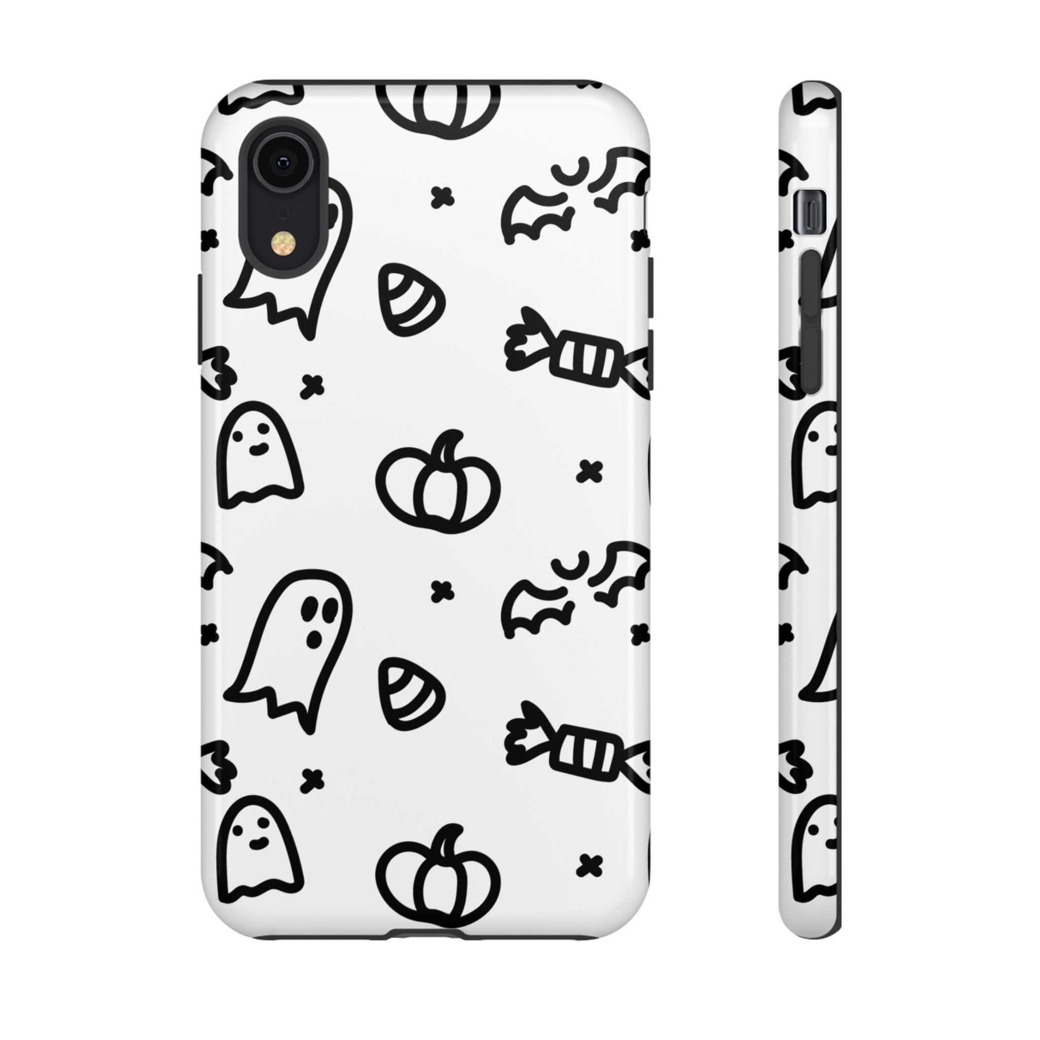 Halloween Themed Phone Case, Spooky Ghosts and Pumpkins, Fall Decor, Costume Party, Trick or Treat