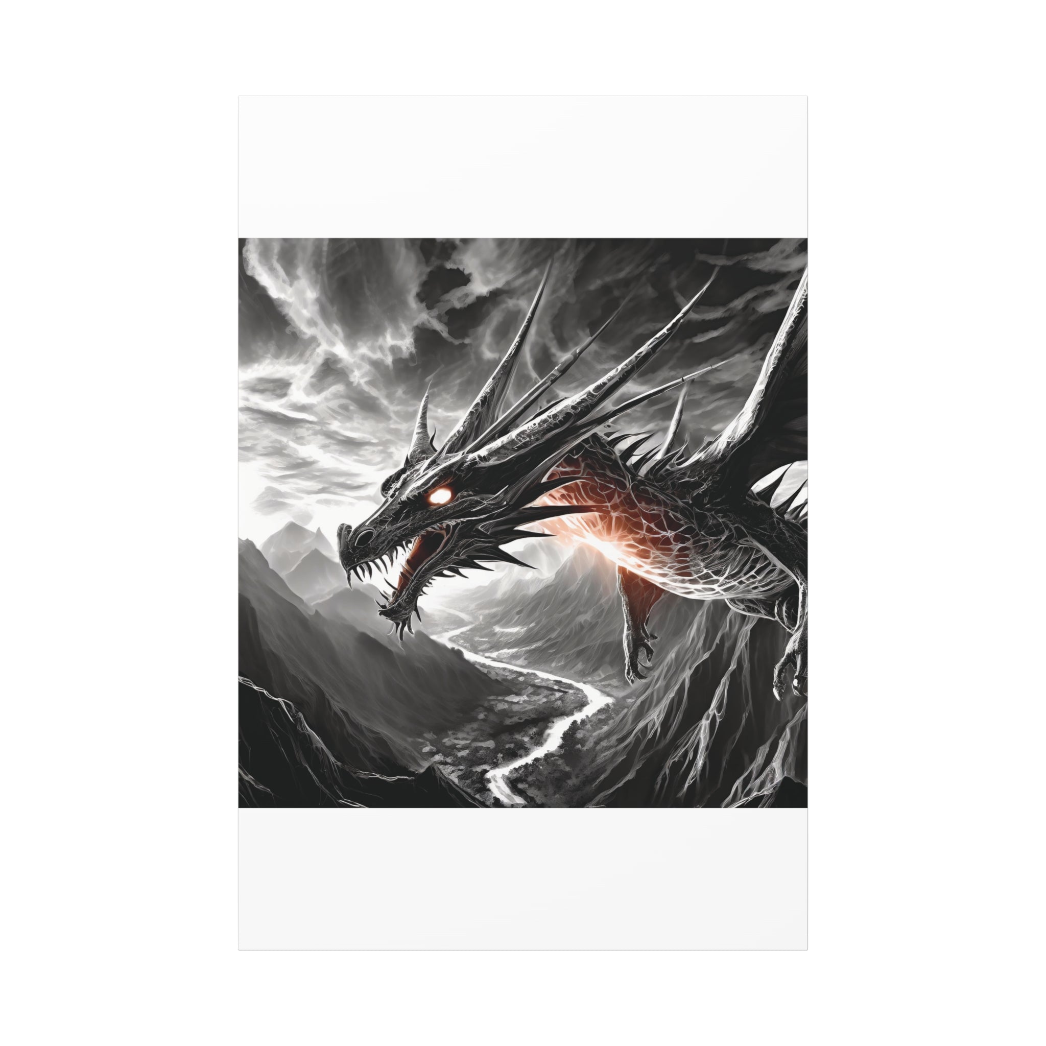 Dragon Art Canvas Print