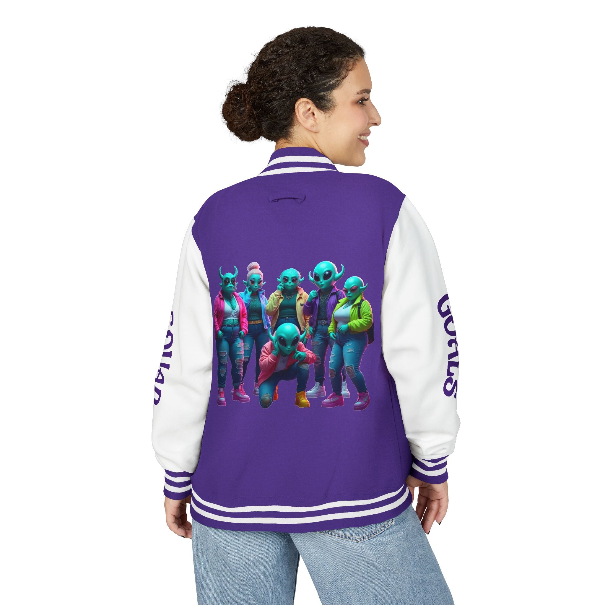 VYBZ "Locked In Goals" Heavyweight Letterman Jacket