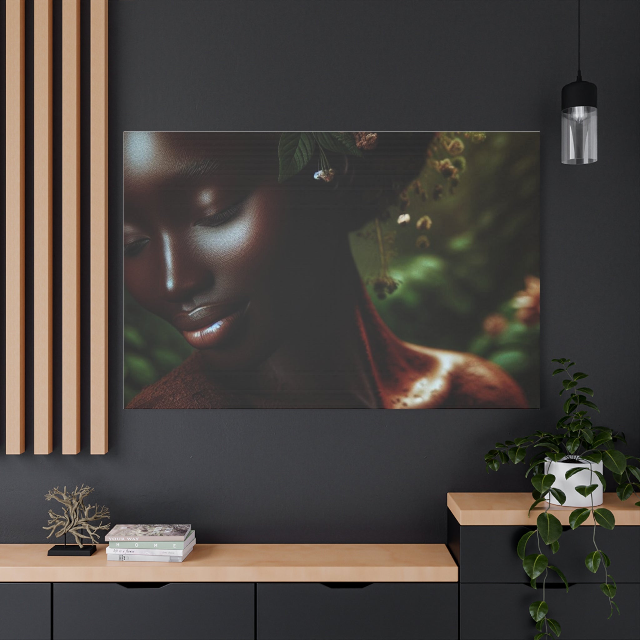 Elegant Mother Nature Canvas Art Print