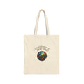 New Year Countdown Tote Bag — Disco Ball Cotton Canvas Tote