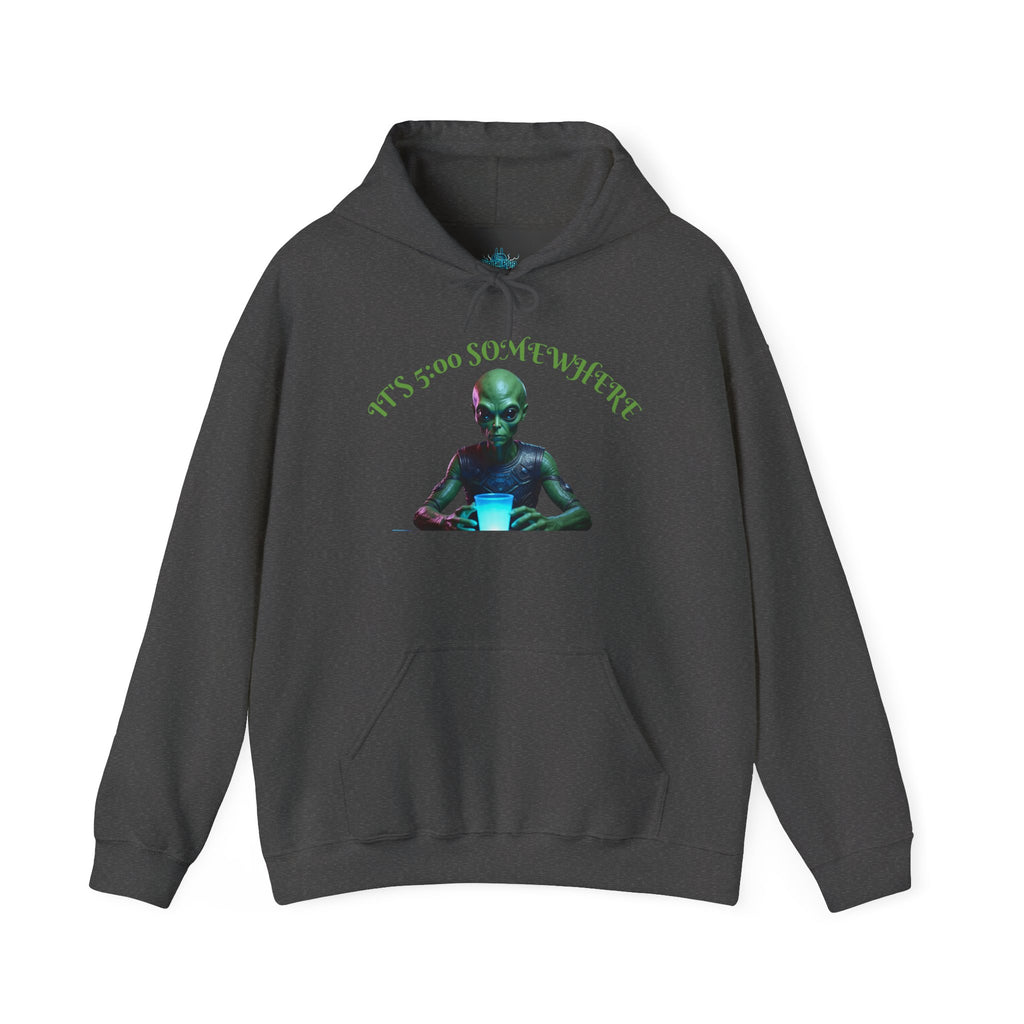 VYBZ Aliens and Monsters Unisex Hooded Sweatshirt - Funny Quote Design