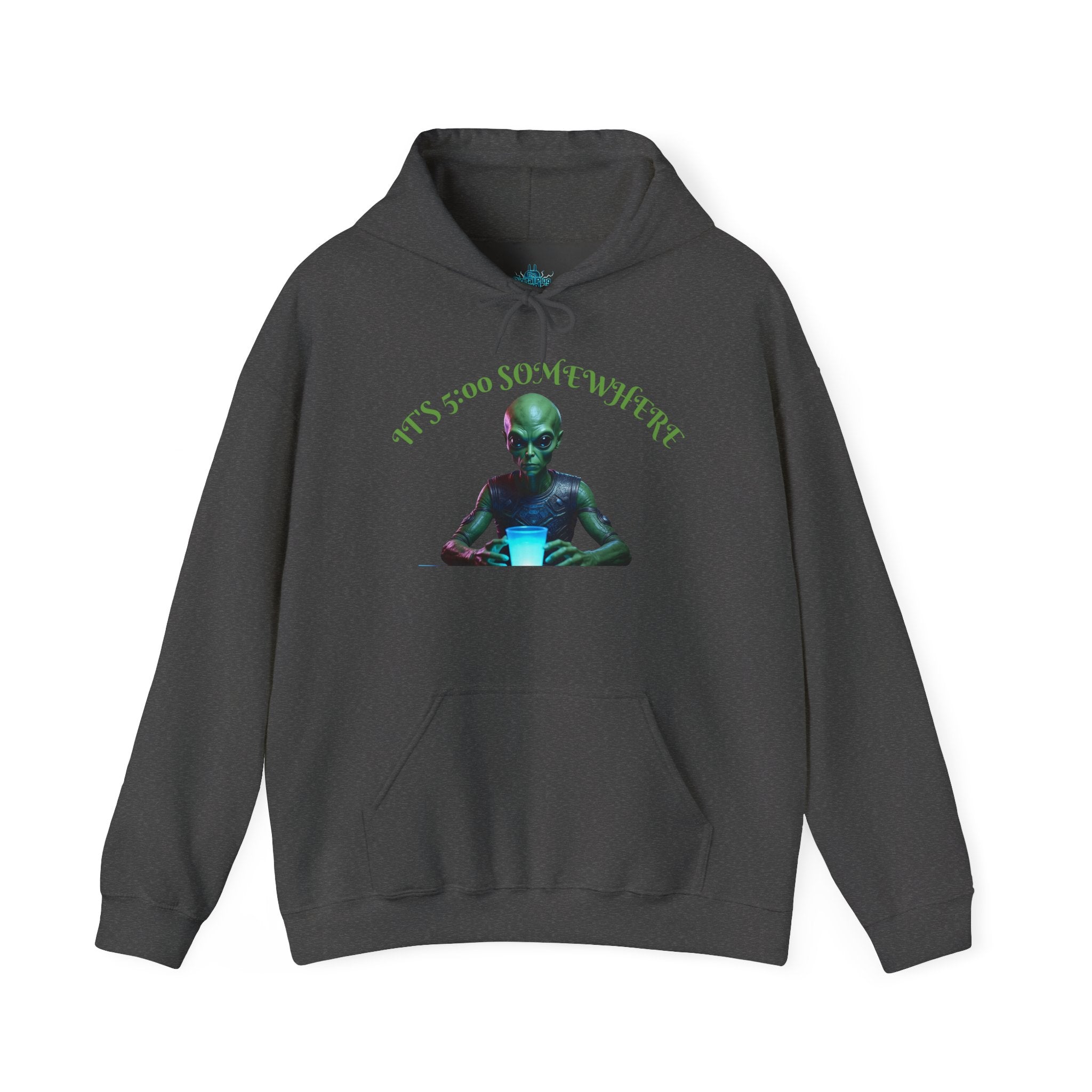 VYBZ Aliens and Monsters Unisex Hooded Sweatshirt - Funny Quote Design