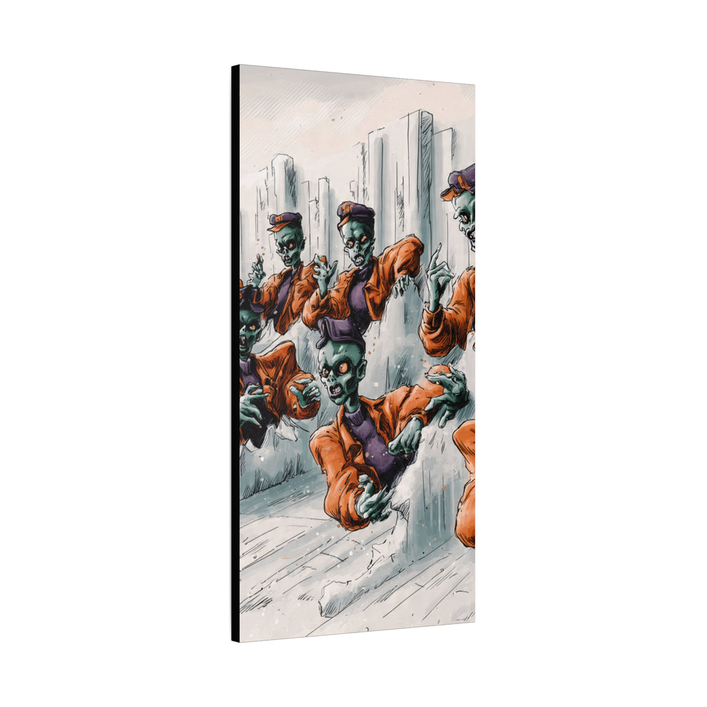Zombie Chorus Matte Canvas Wall Art