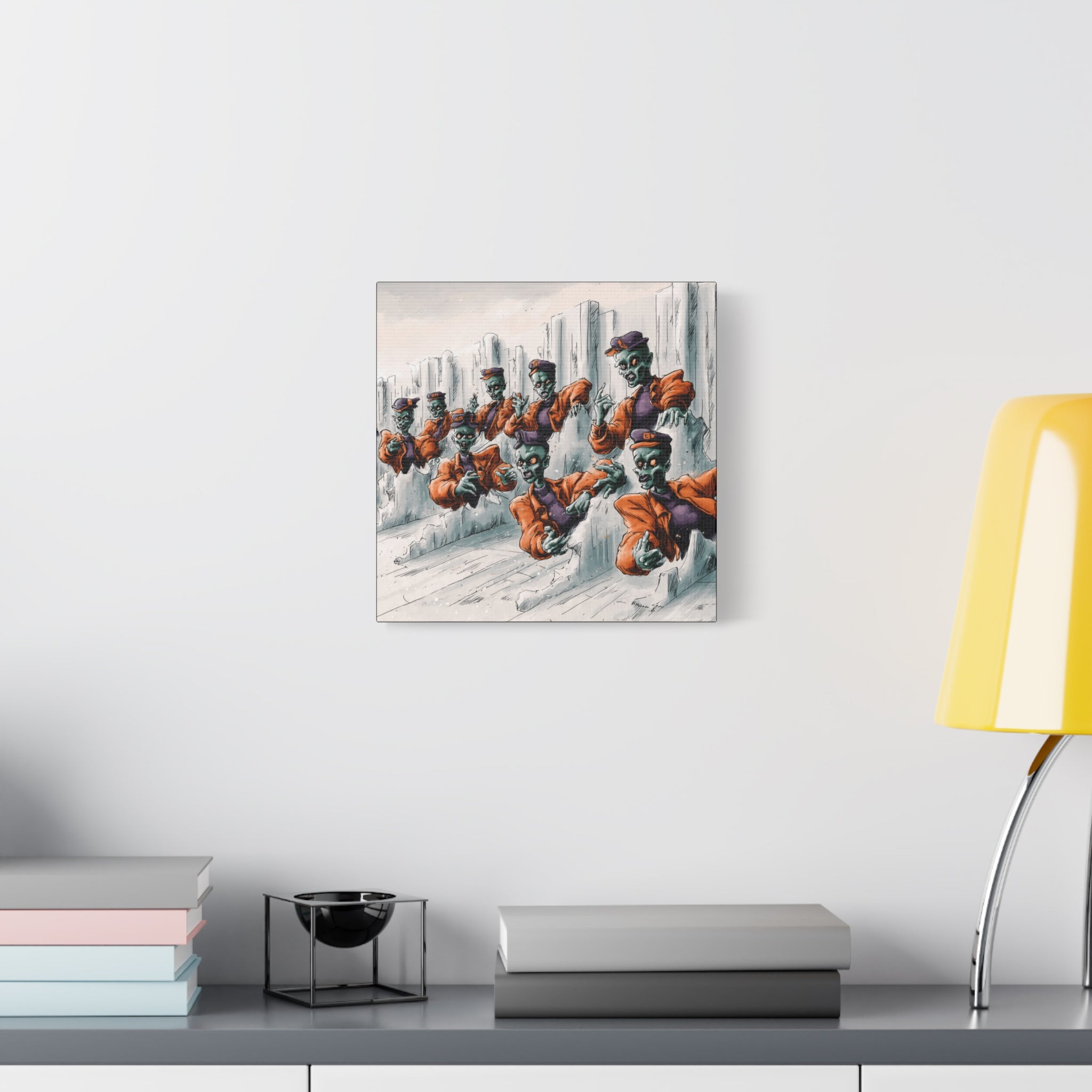 Zombie Chorus Matte Canvas Wall Art