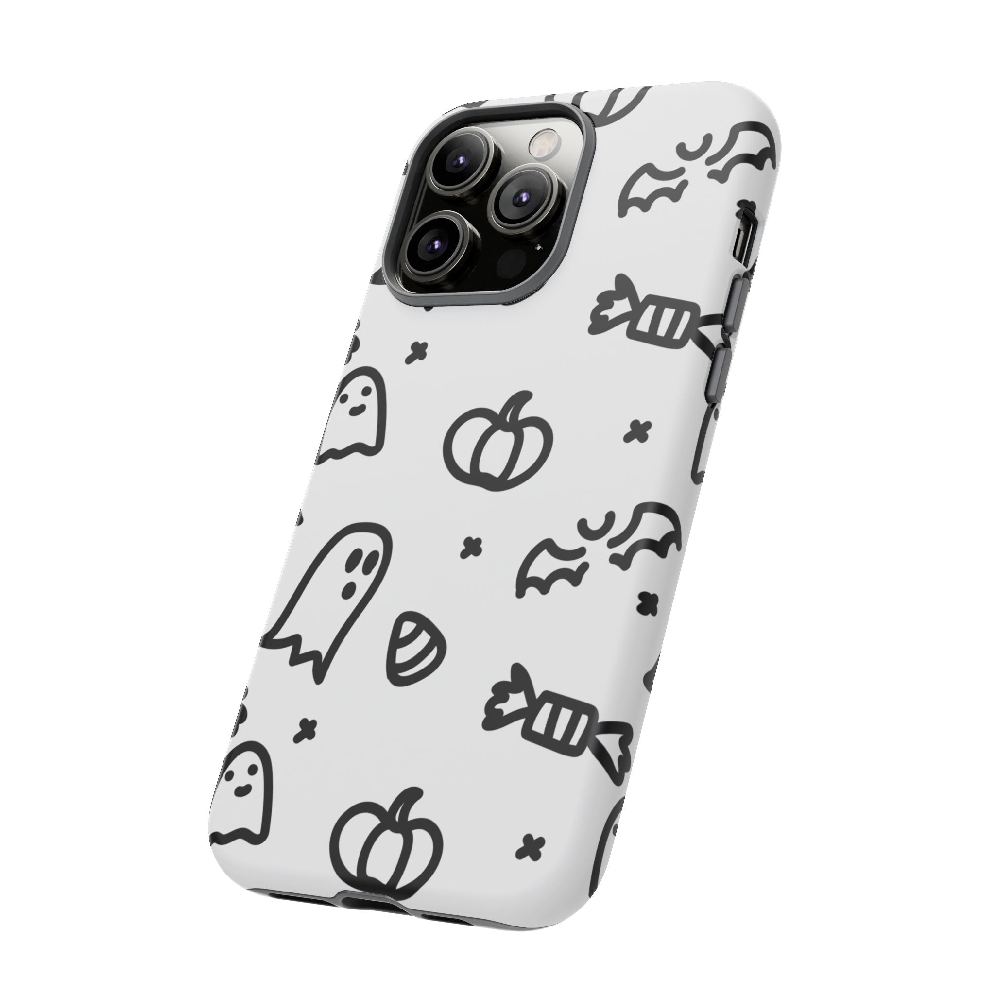 Halloween Themed Phone Case, Spooky Ghosts and Pumpkins, Fall Decor, Costume Party, Trick or Treat