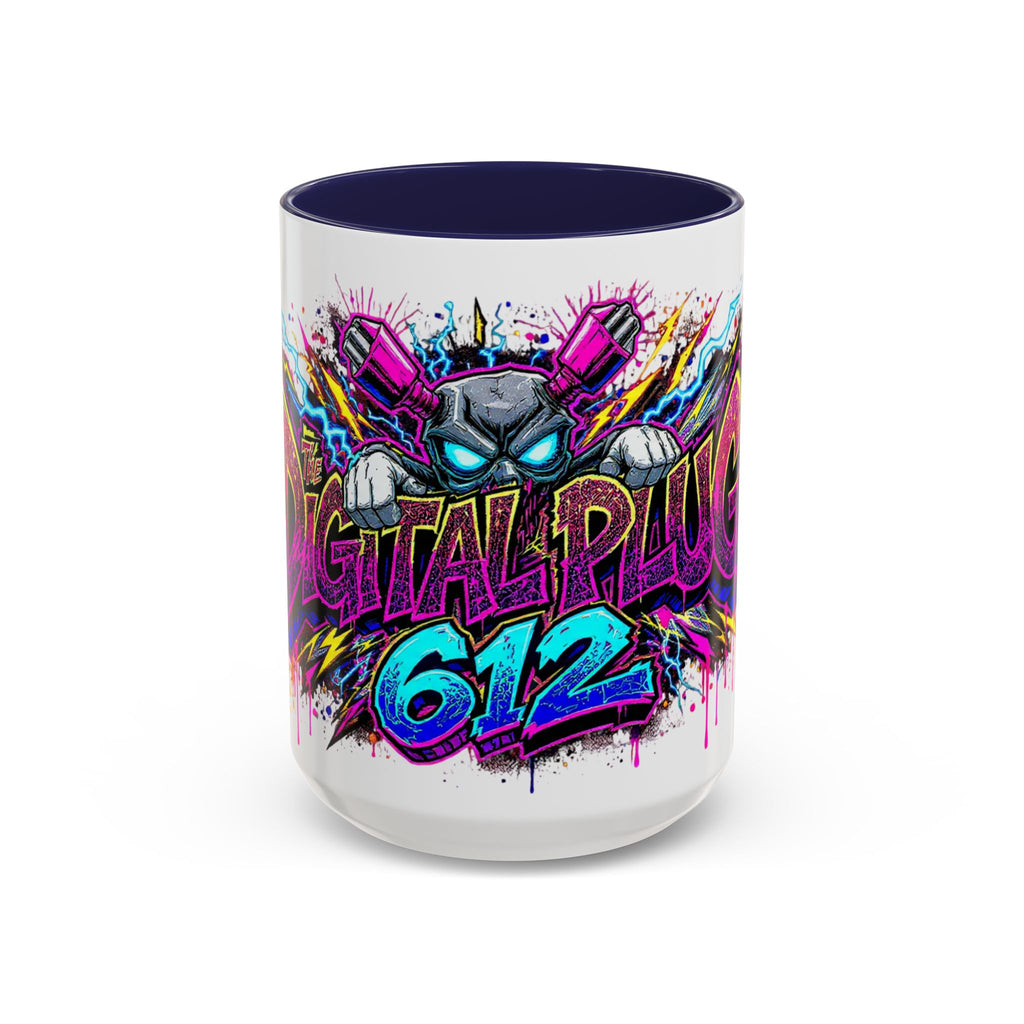 Accent Coffee Mug — The Digital Plug 612 Graphic (11/15oz)