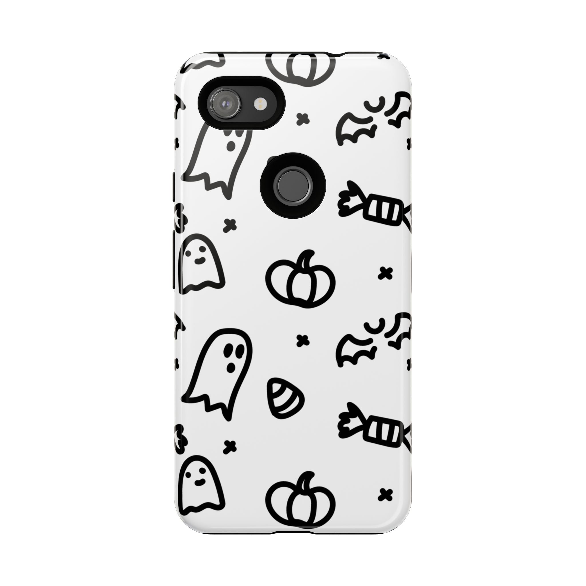 Halloween Themed Phone Case, Spooky Ghosts and Pumpkins, Fall Decor, Costume Party, Trick or Treat