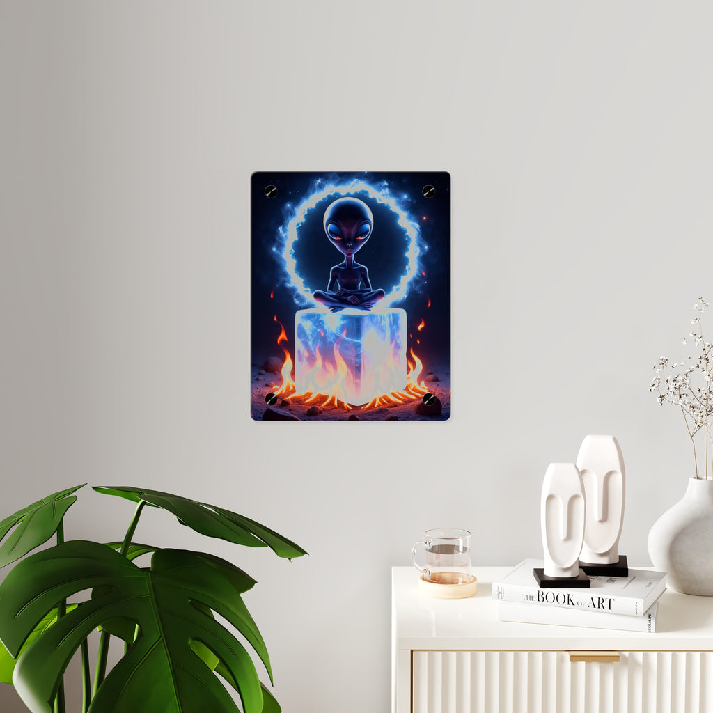 Cosmic Alien Acrylic Wall Art