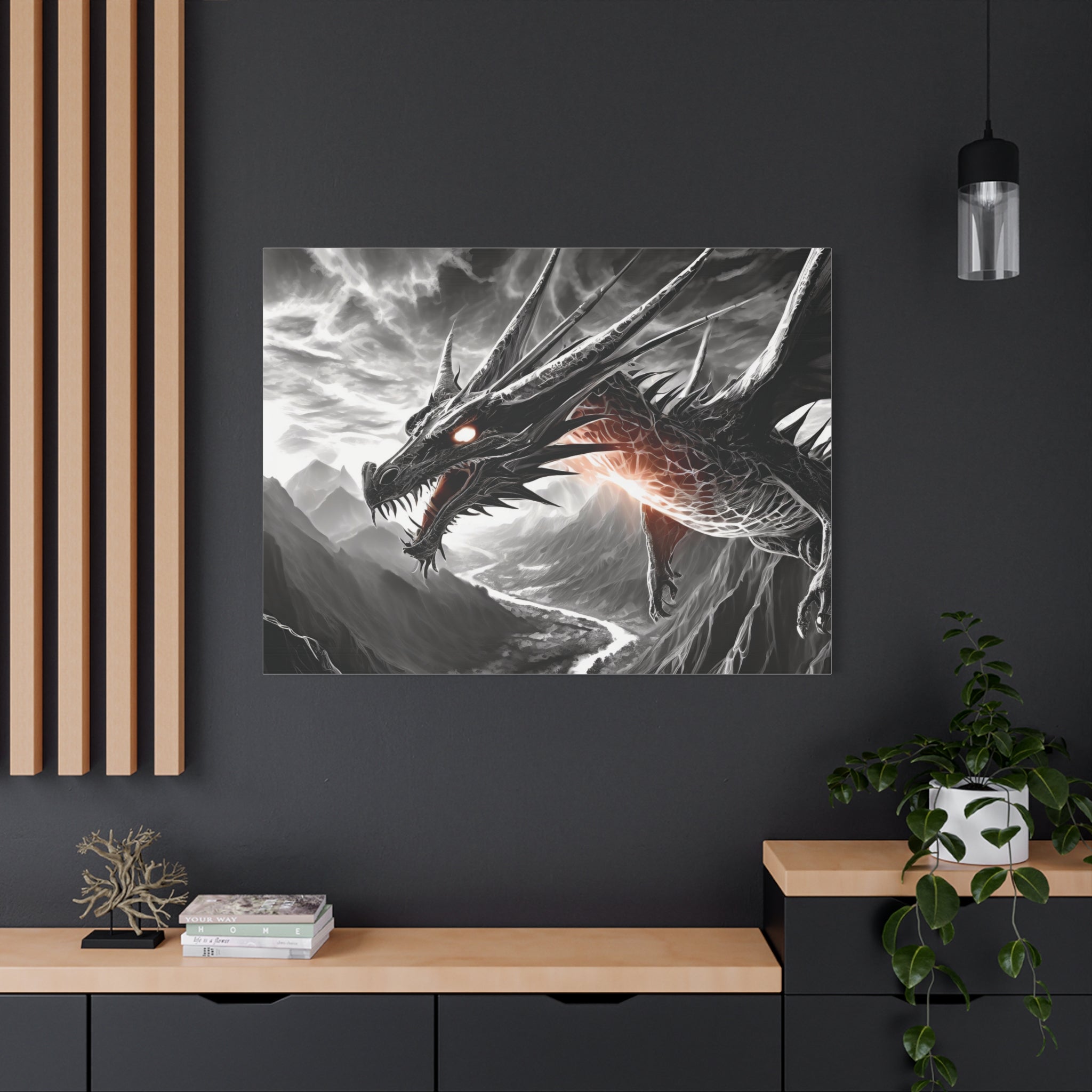 Dragon Art Canvas Print