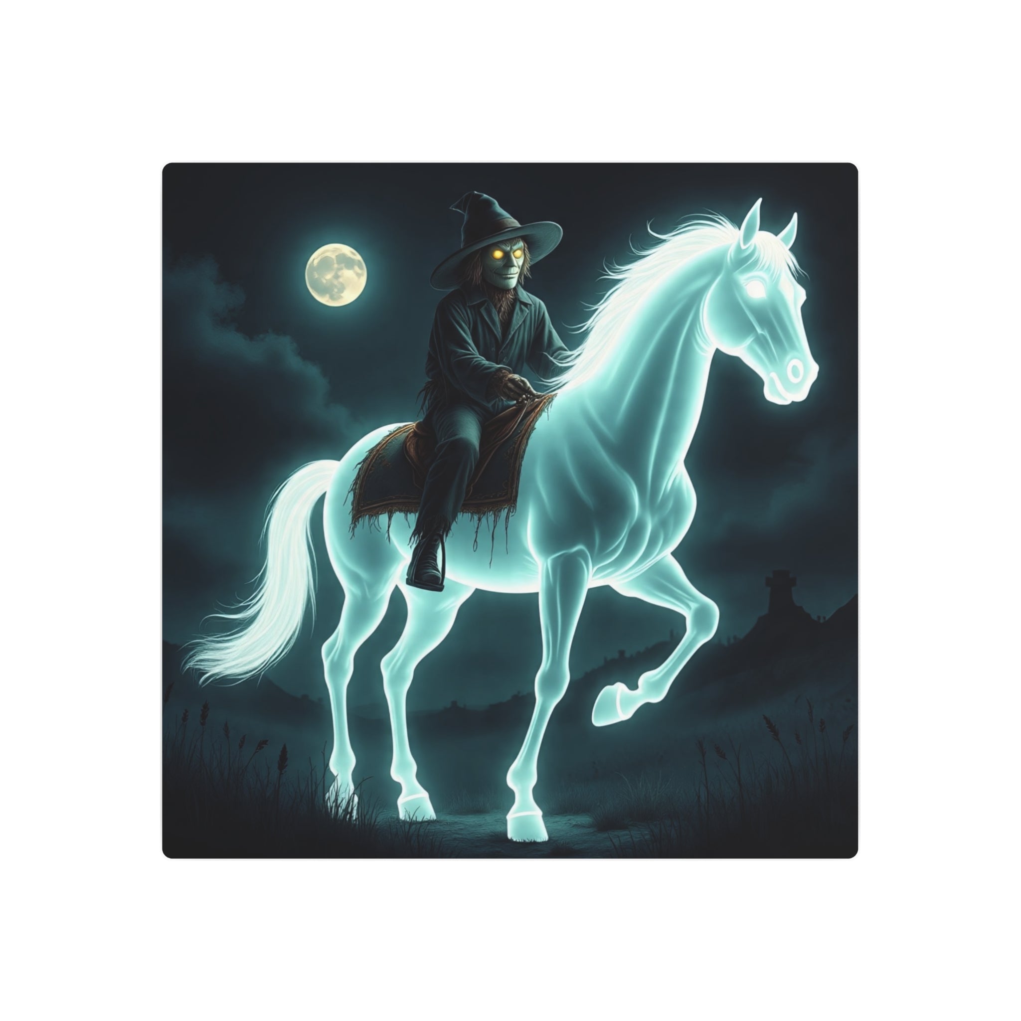 Metal Art Sign - Haunting Magical Halloween Spooky Exclusive Design
