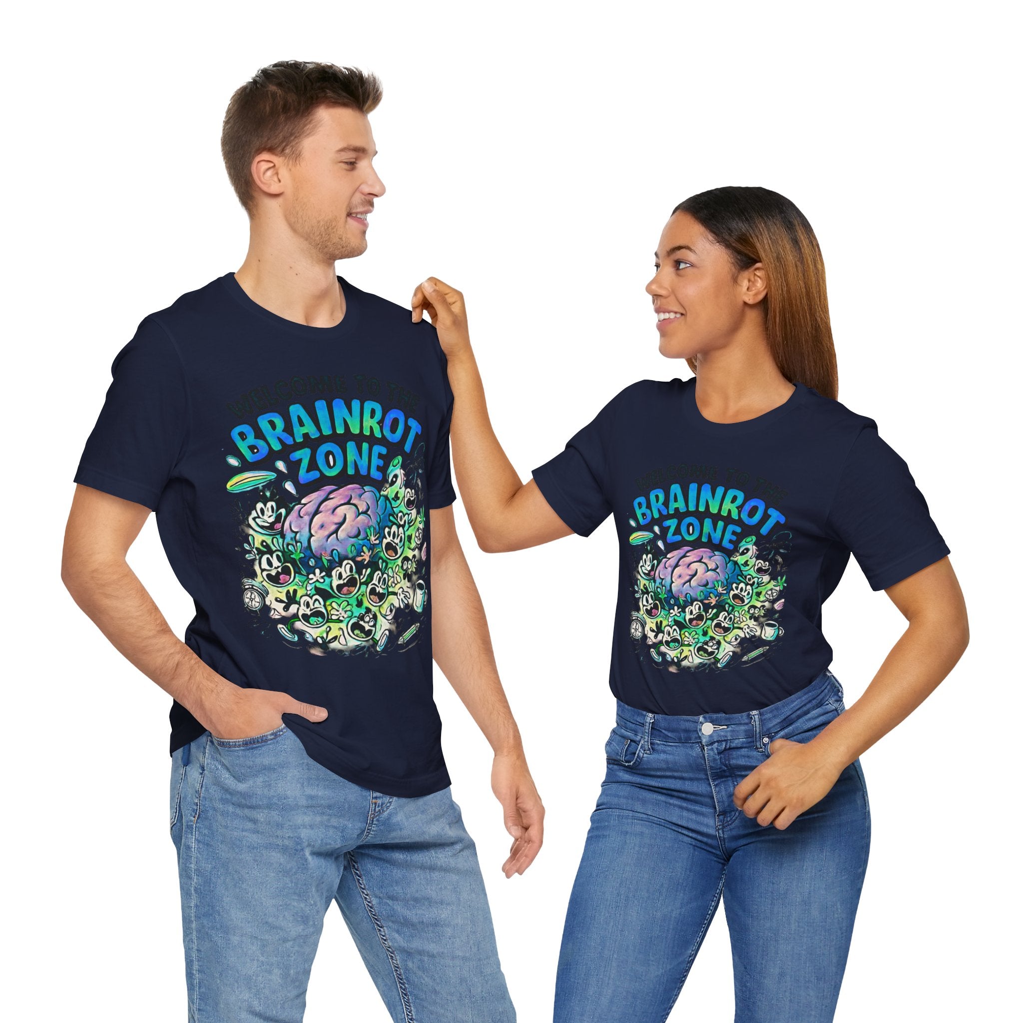 Brainrot Zone Unisex Jersey Short Sleeve Tee
