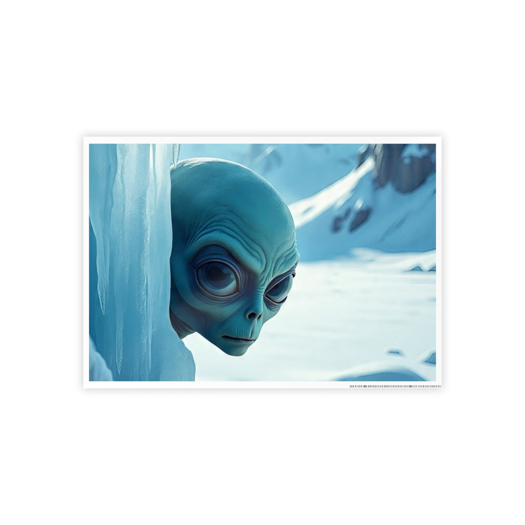 Glossy Alien Poster