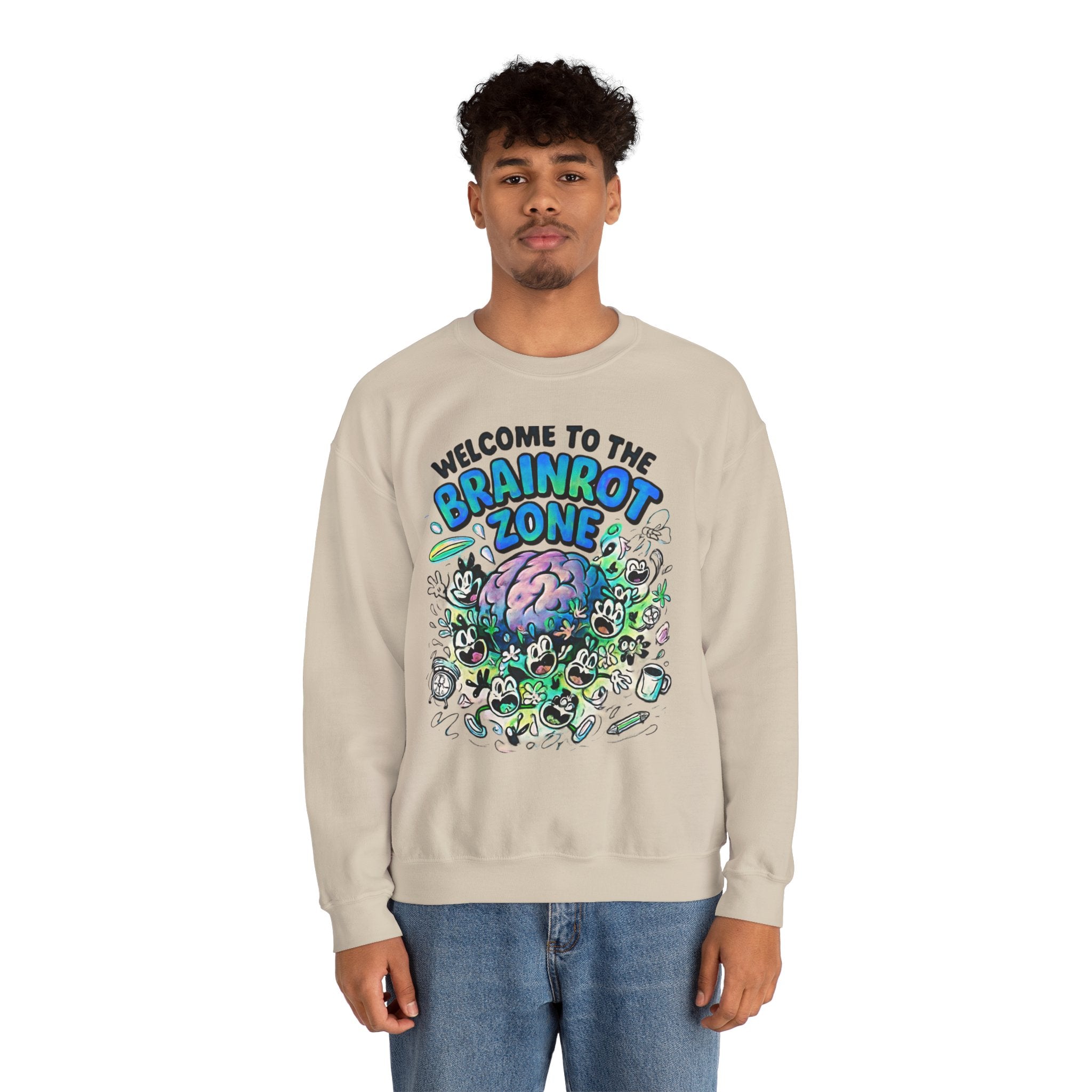 Brainrot Zone Unisex Heavy Blend™ Crewneck Sweatshirt