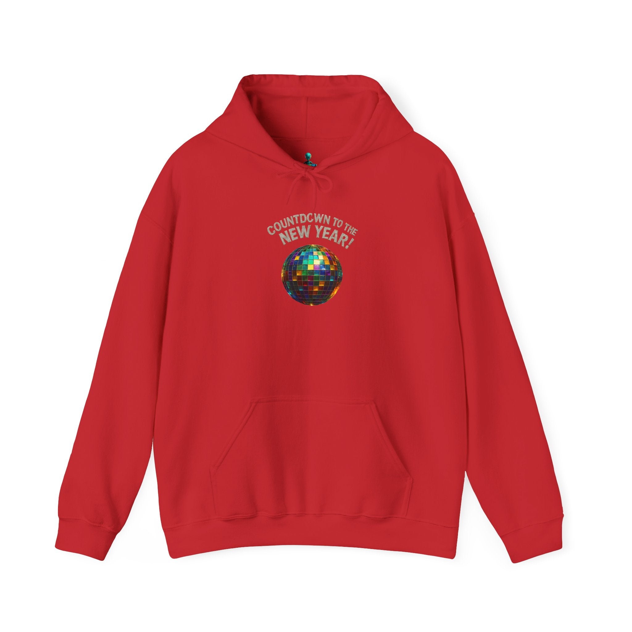New Year Disco Ball Hoodie – "Countdown to the New Year" Holiday Sweatshirt