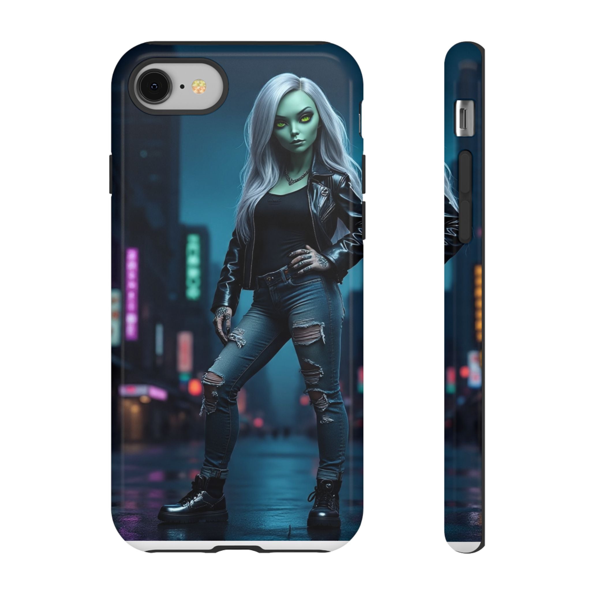 Alien Chic Tough Phone Case