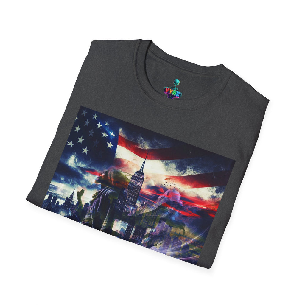 VYBZ Freedom-Themed Graphic Tee