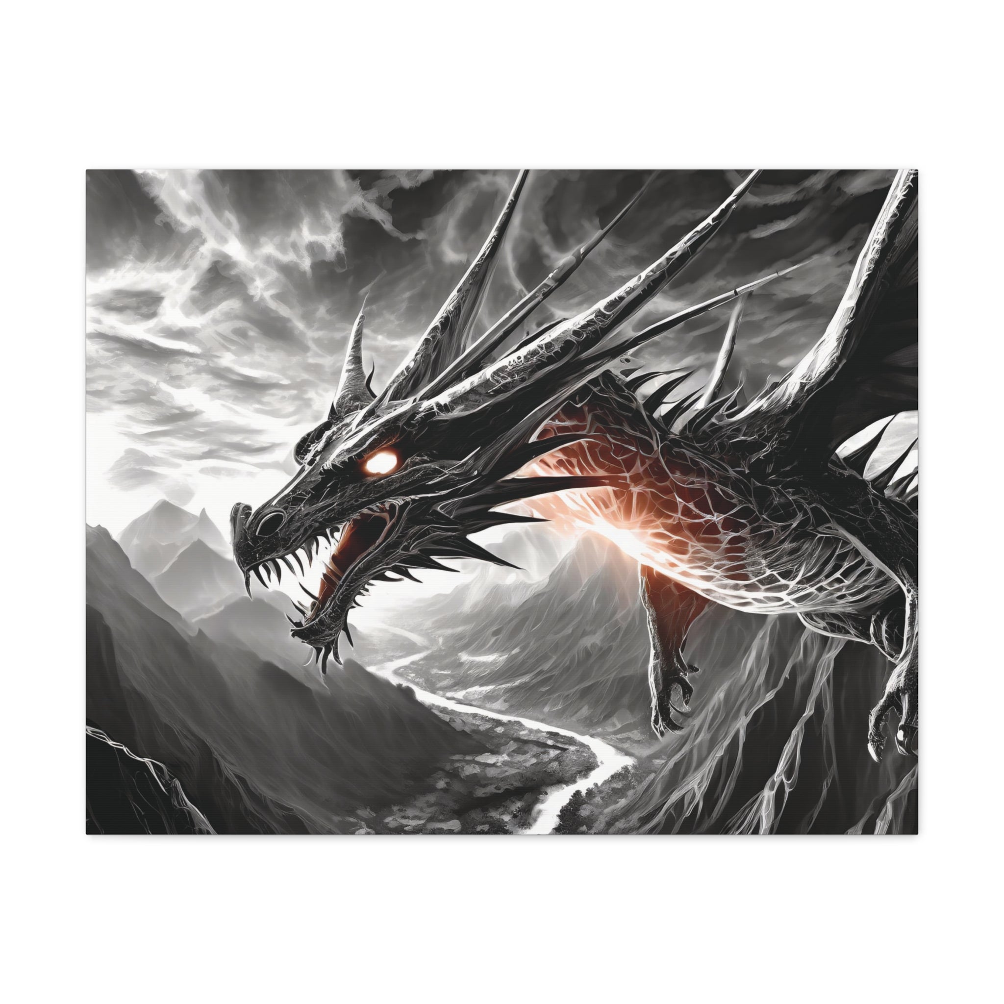 Dragon Art Canvas Print