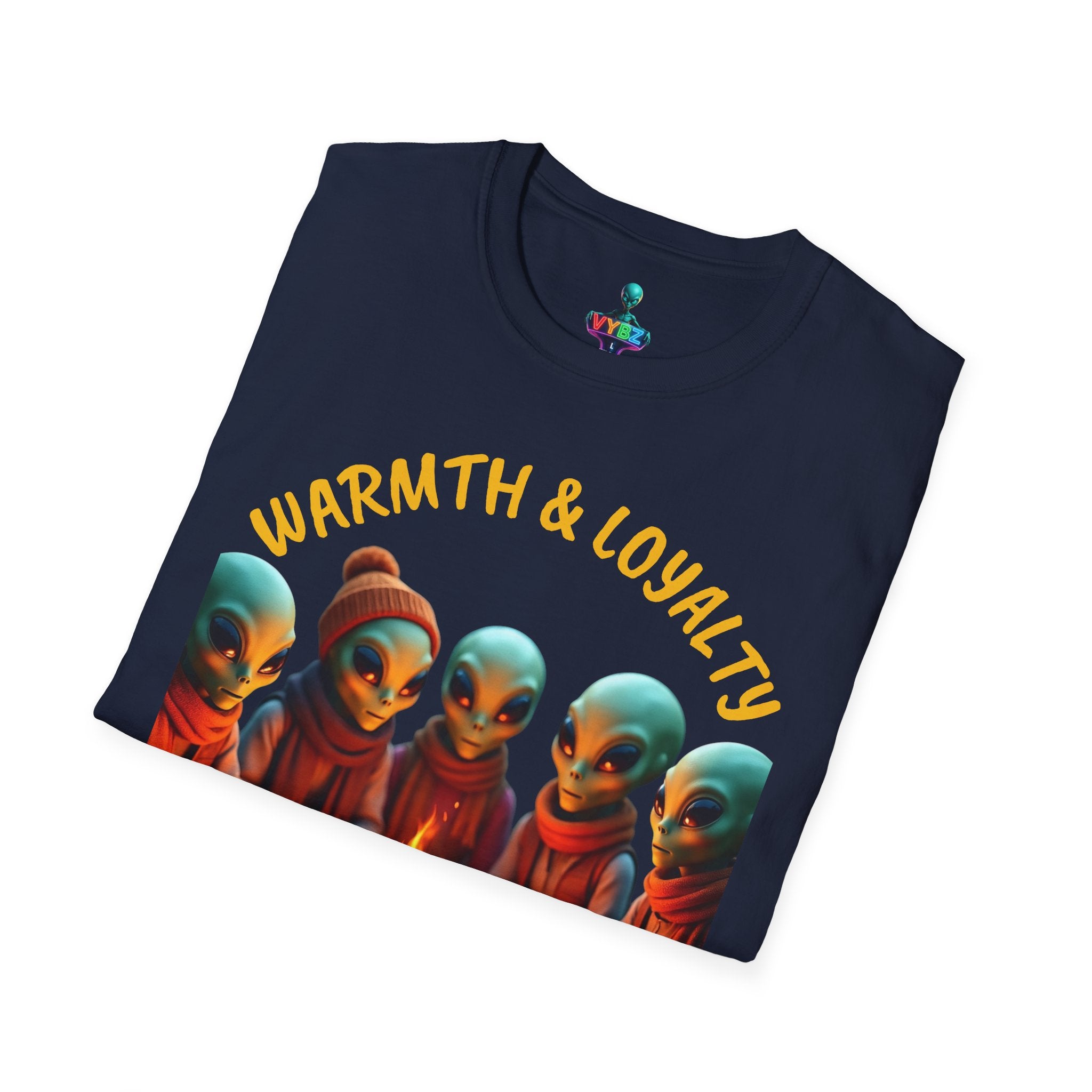 VYBZ Cozy Alien Campfire T-Shirt