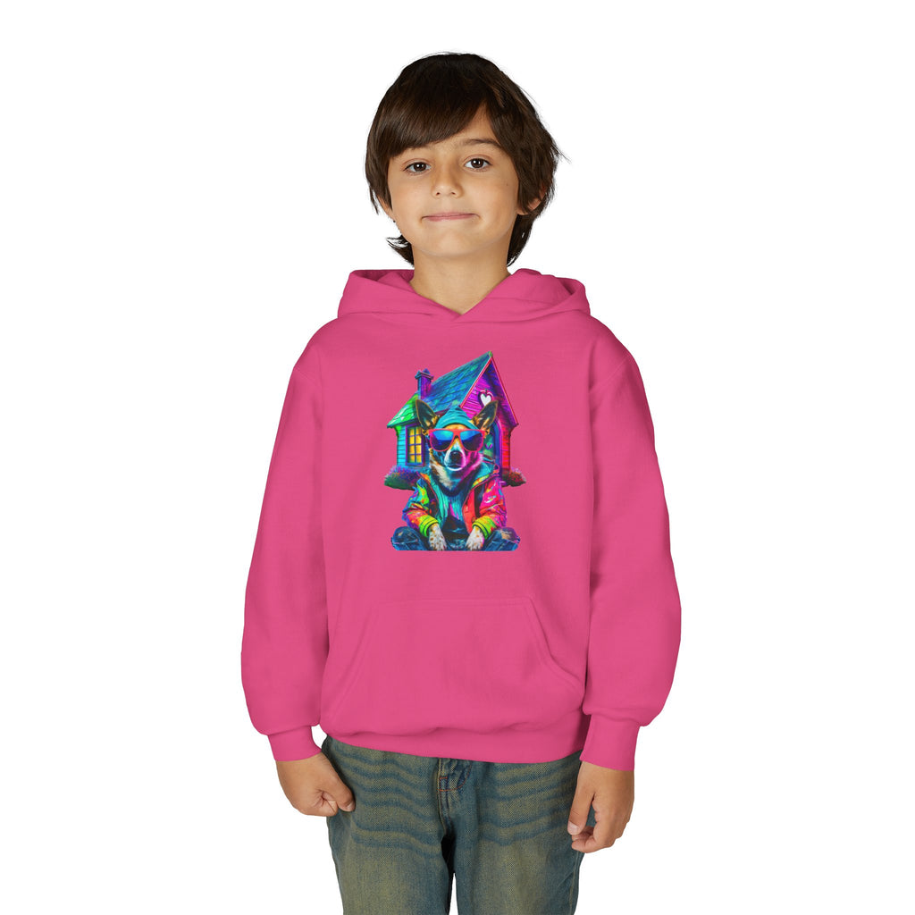VYBZ Colorful Dog House Youth Hoodie