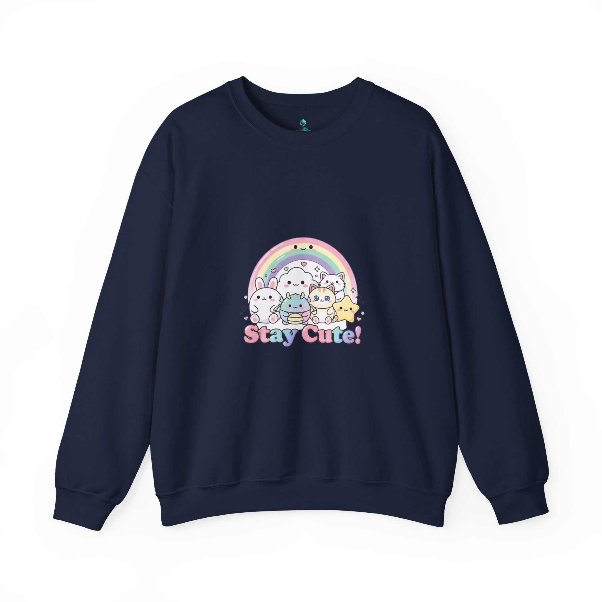 Candy Kawaii Rainbow Crewneck Sweatshirt | pastel kawaii aesthetic