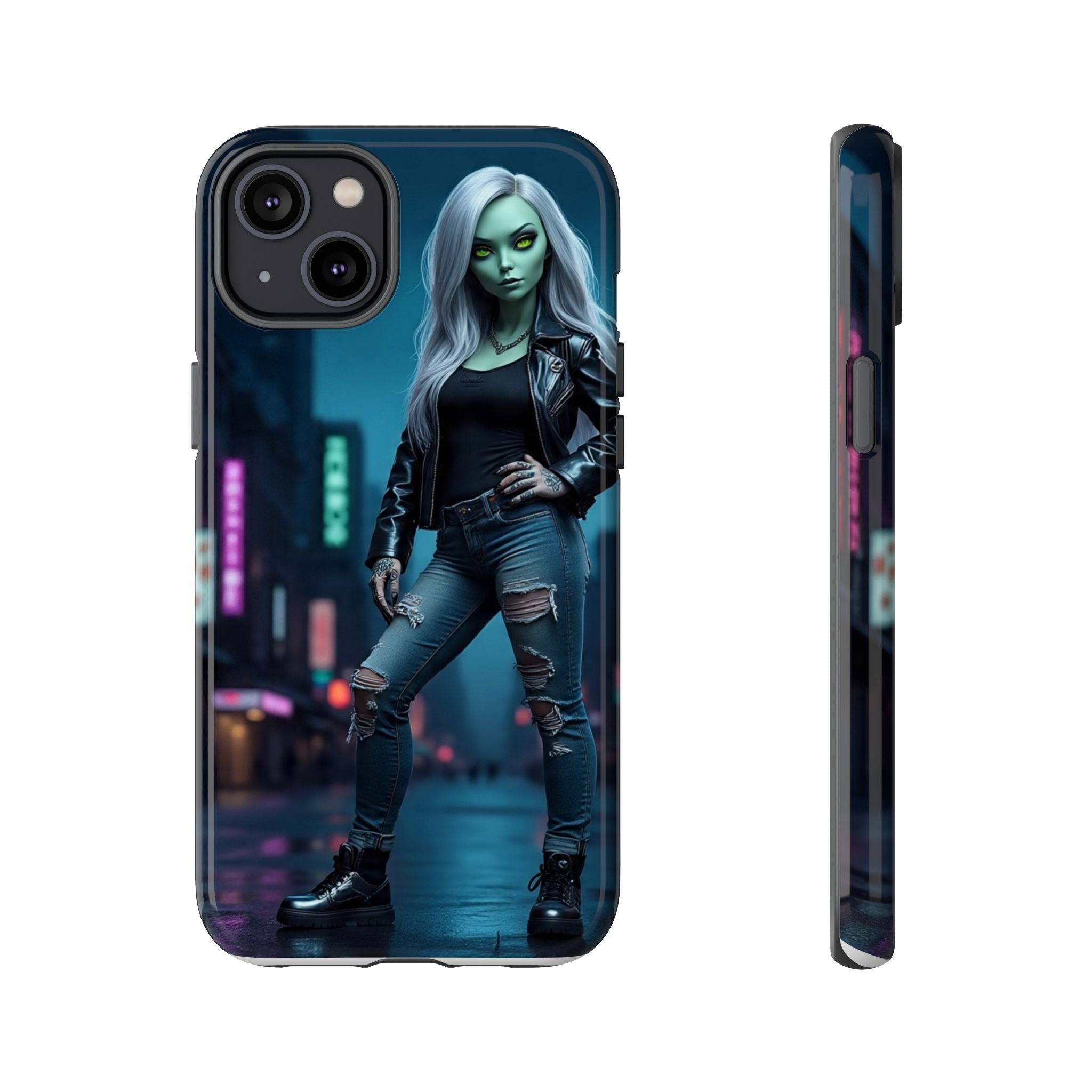Alien Chic Tough Phone Case