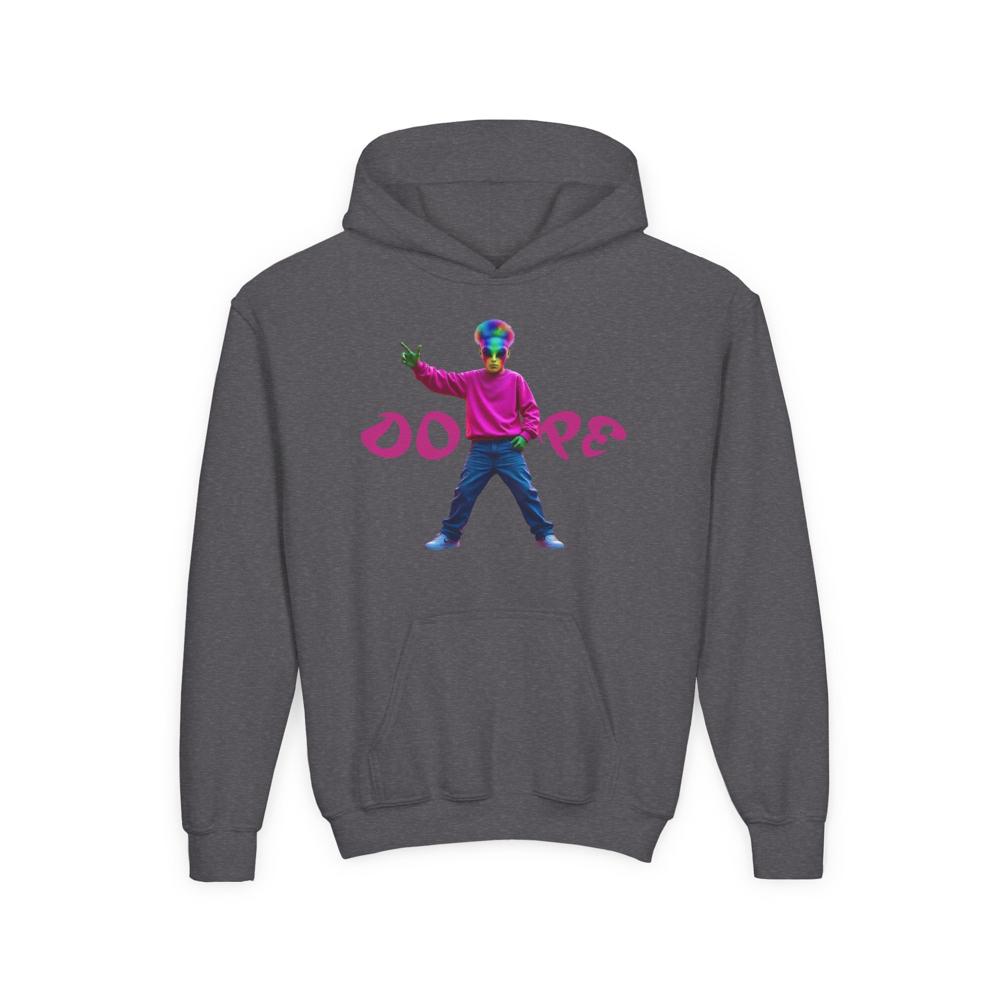 VYBZ Alien Youth Hoodie - Exclusive Colorful Hip Hop Slang Design