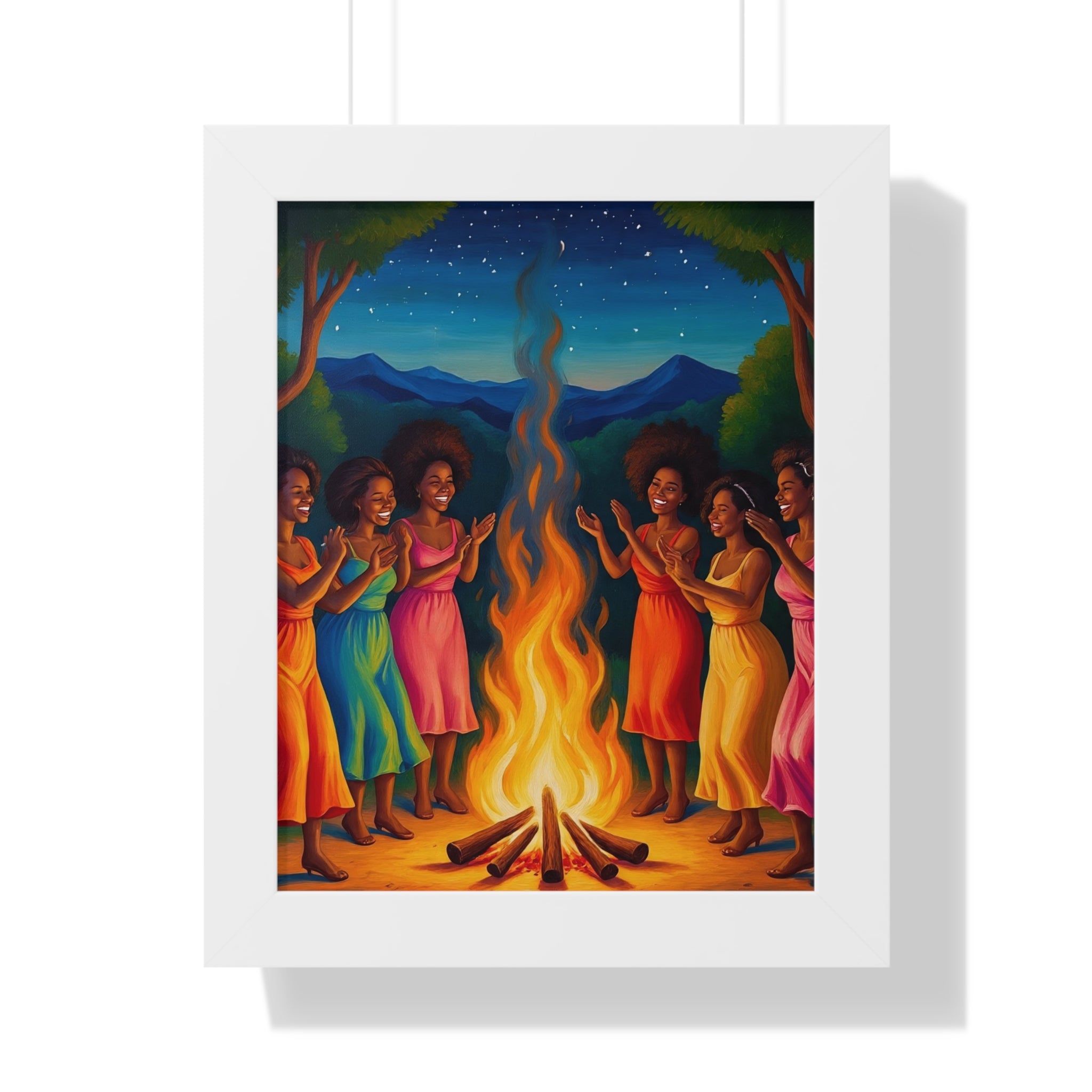 African American Women Dance Party Inspired Poster