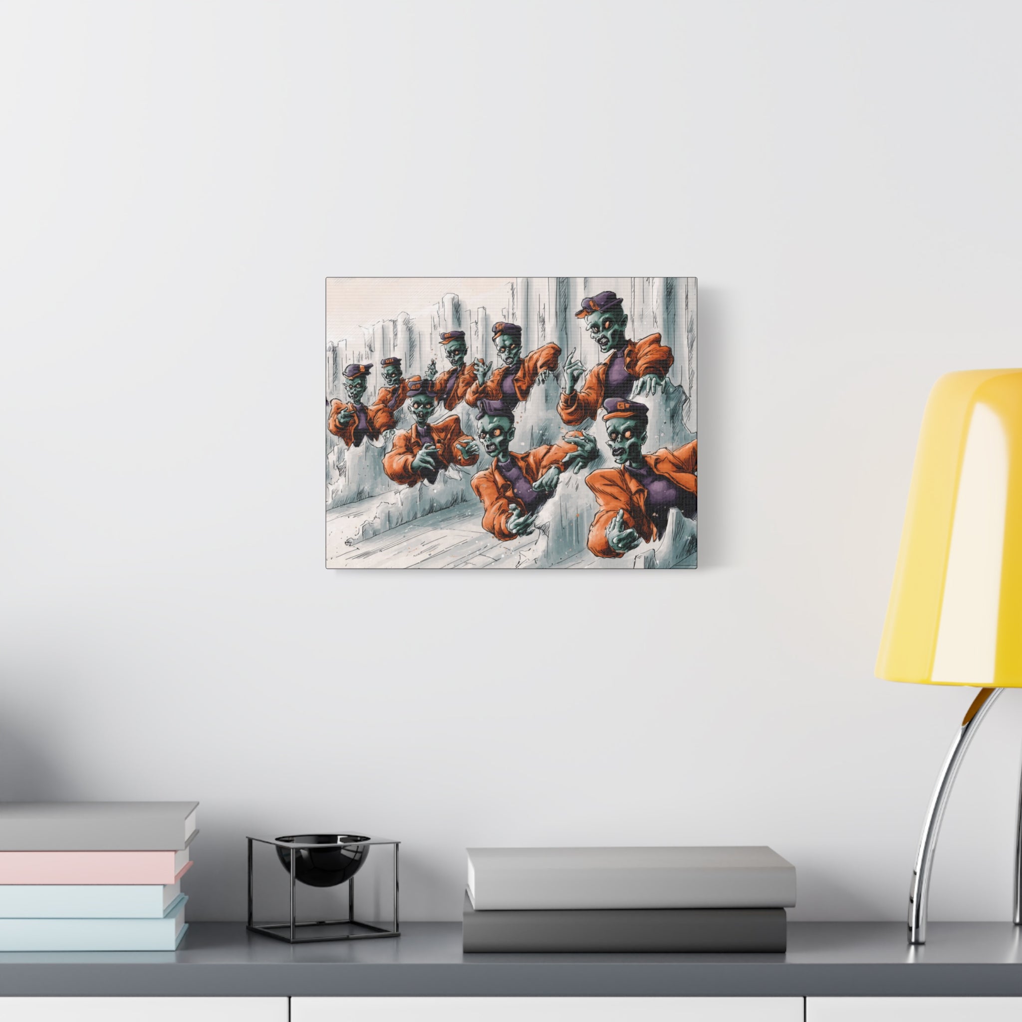 Zombie Chorus Matte Canvas Wall Art