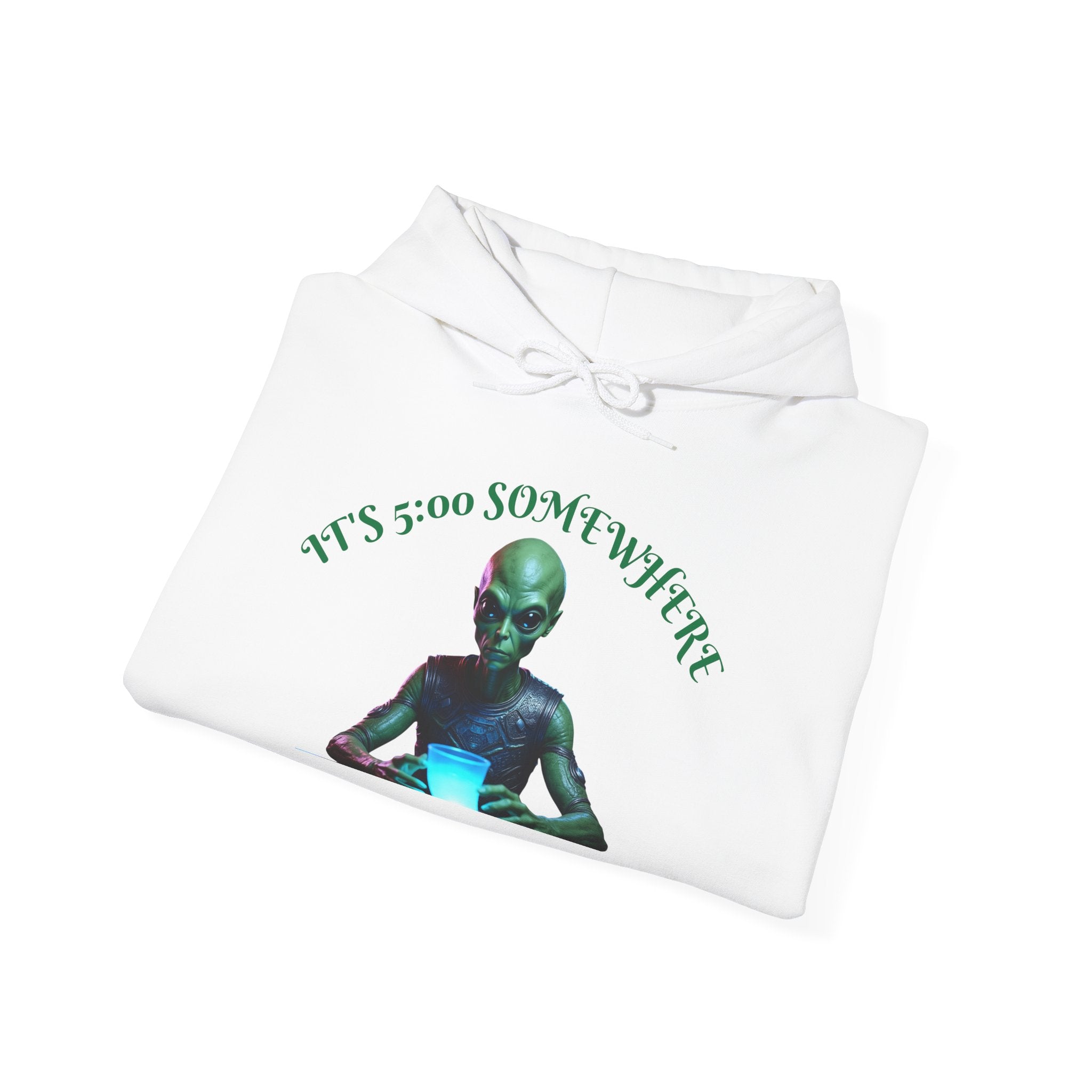 VYBZ Aliens and Monsters Unisex Hooded Sweatshirt - Funny Quote Design