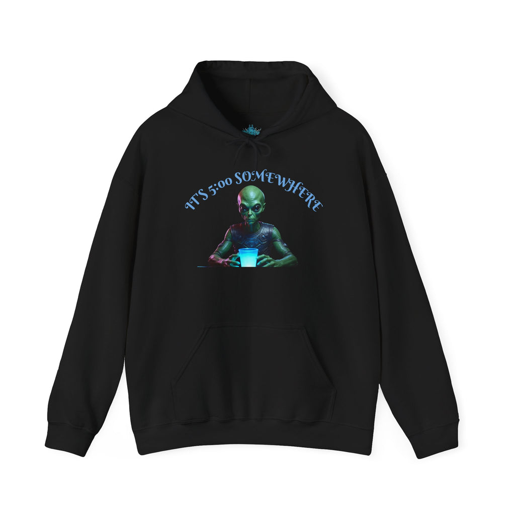 VYBZ Aliens and Monsters Unisex Hooded Sweatshirt - Funny Quote Design