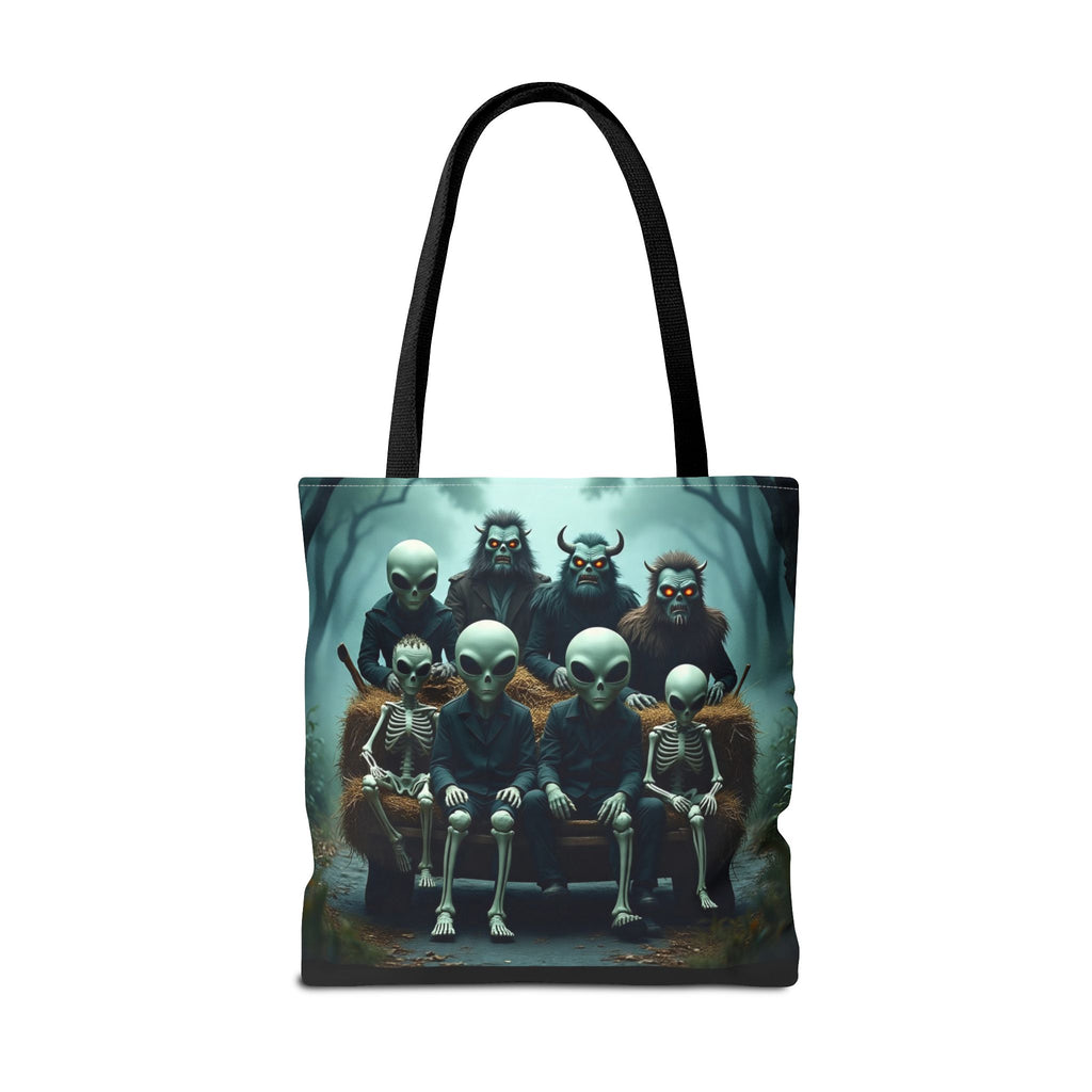 VYBZ Alien Tote Bag - Halloween Trick or Treating Spacious Design