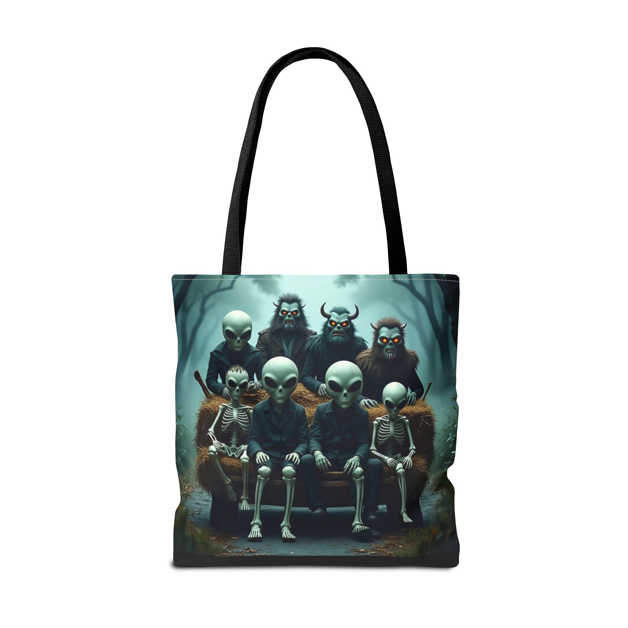 VYBZ Alien Tote Bag - Halloween Trick or Treating Spacious Design