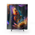 Vibrant Butterfly Shower Curtain
