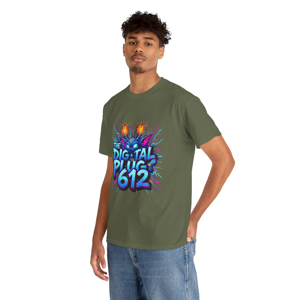 The Digital Plug 612 "Plugz" Tee — Streetwear Graphic T-Shirt