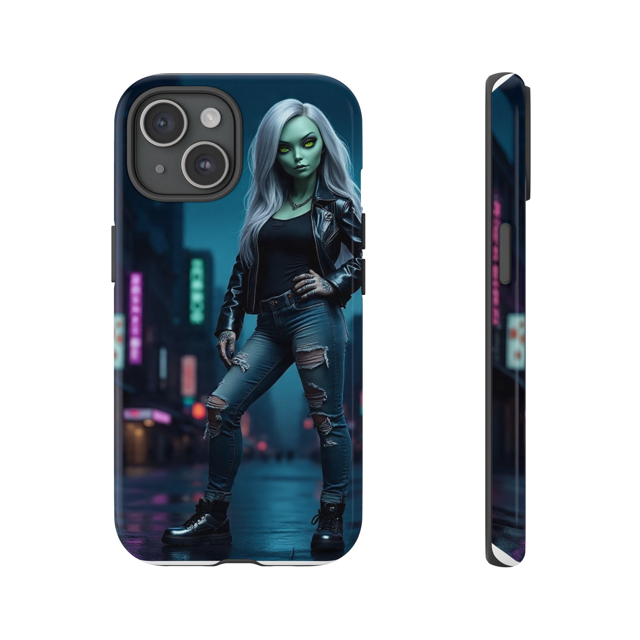 Alien Chic Tough Phone Case
